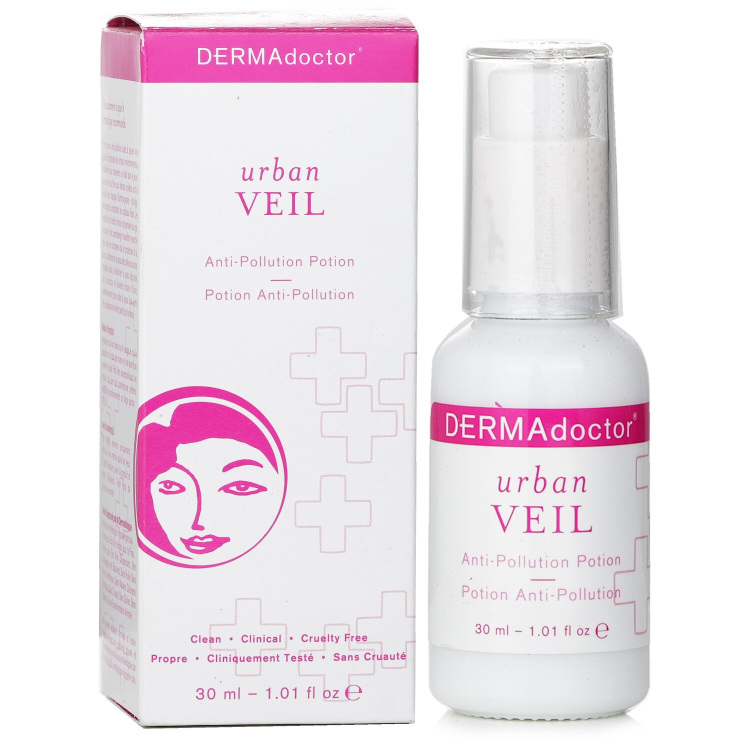 德玛医生 DERMAdoctor 抗污染面纱乳液 30ml/1.01oz