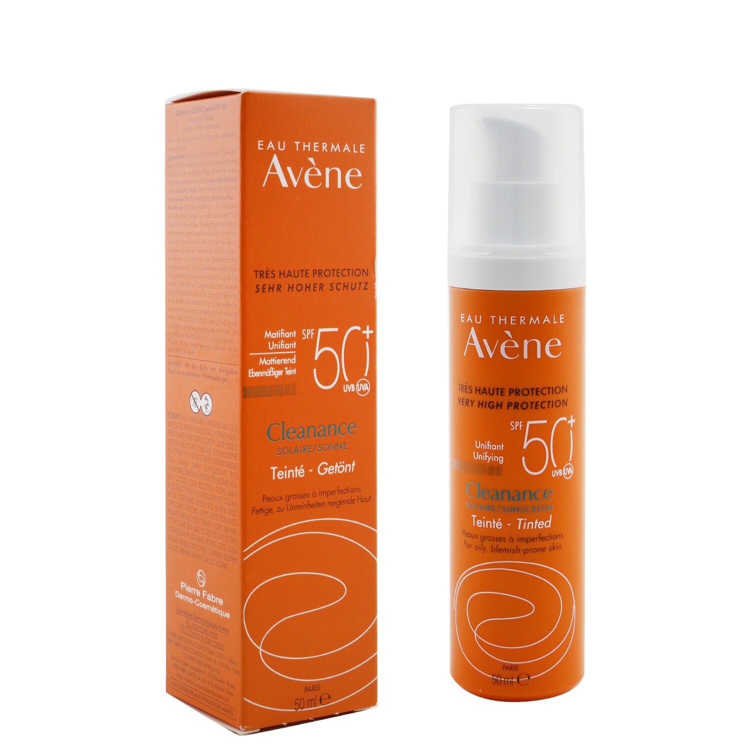 Avene كريم شديد الوقاية SPF 50+ (للبشرة الزيتية العرضة للشوائب) 50ml/1.7oz