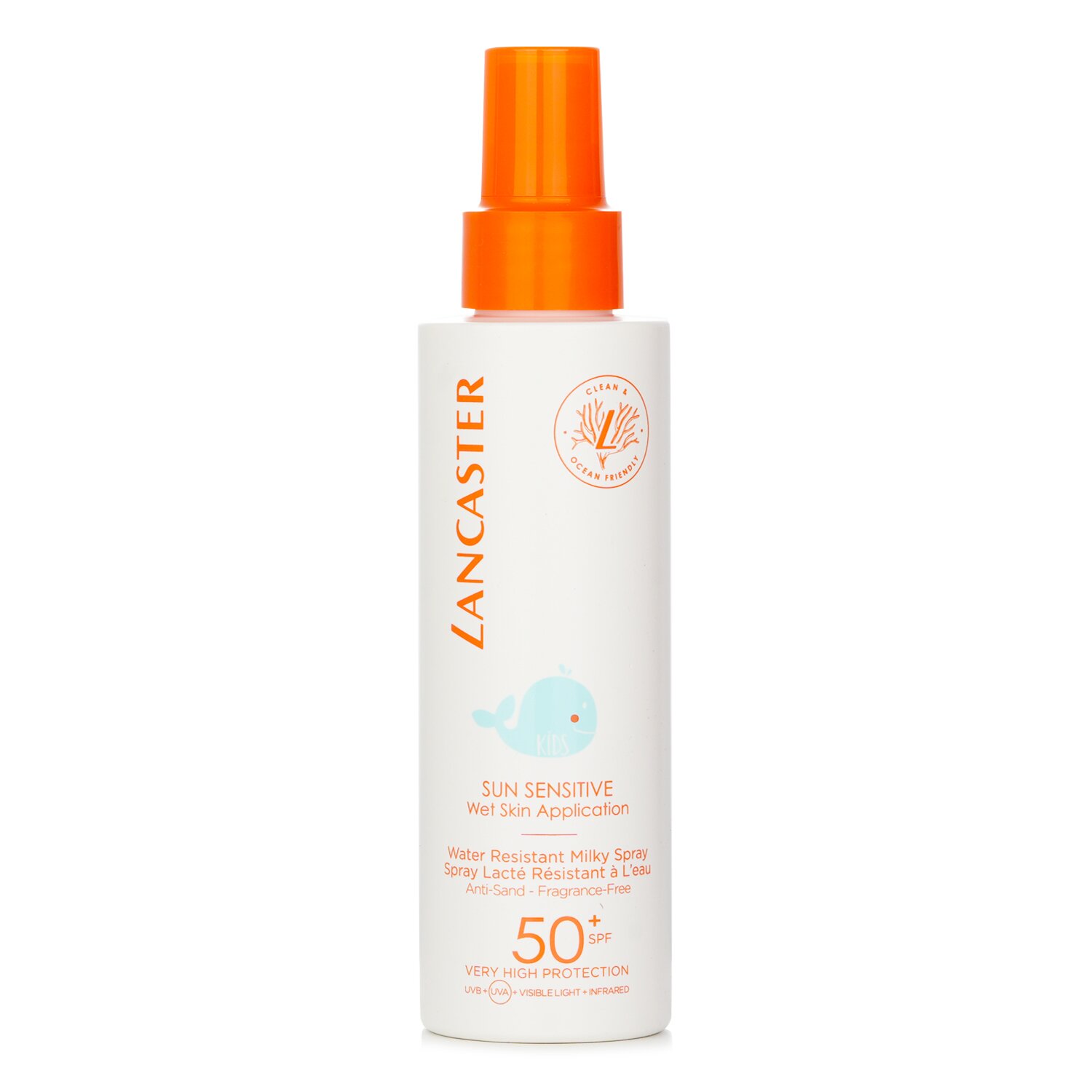 Lancaster 蘭嘉絲汀 Sun Sensitive 兒童用乳白色噴霧 SPF50+ - 適用於面部和身體 150ml/5oz