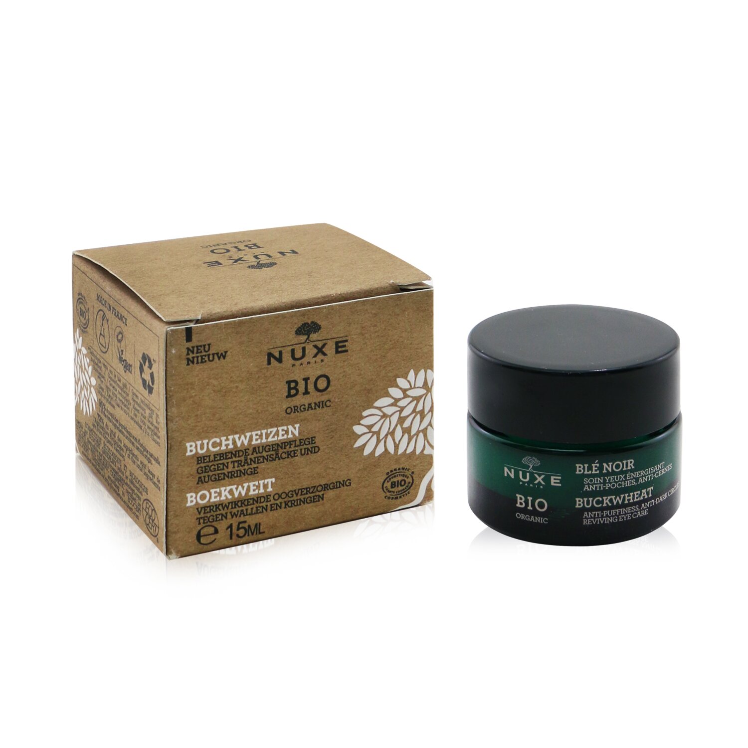 Nuxe Bio Organic Buckwheat Anti-Puffiness, Anti-Dark Circles Reviving Eye Care 15ml/0.5oz