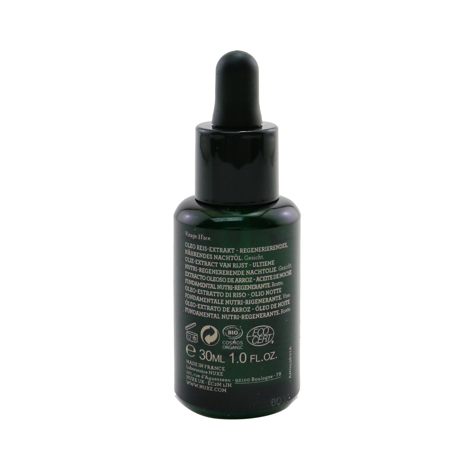 Nuxe Bio Organic Rice Oil Extract Ultimate Night Recovery Oil 30ml/1oz