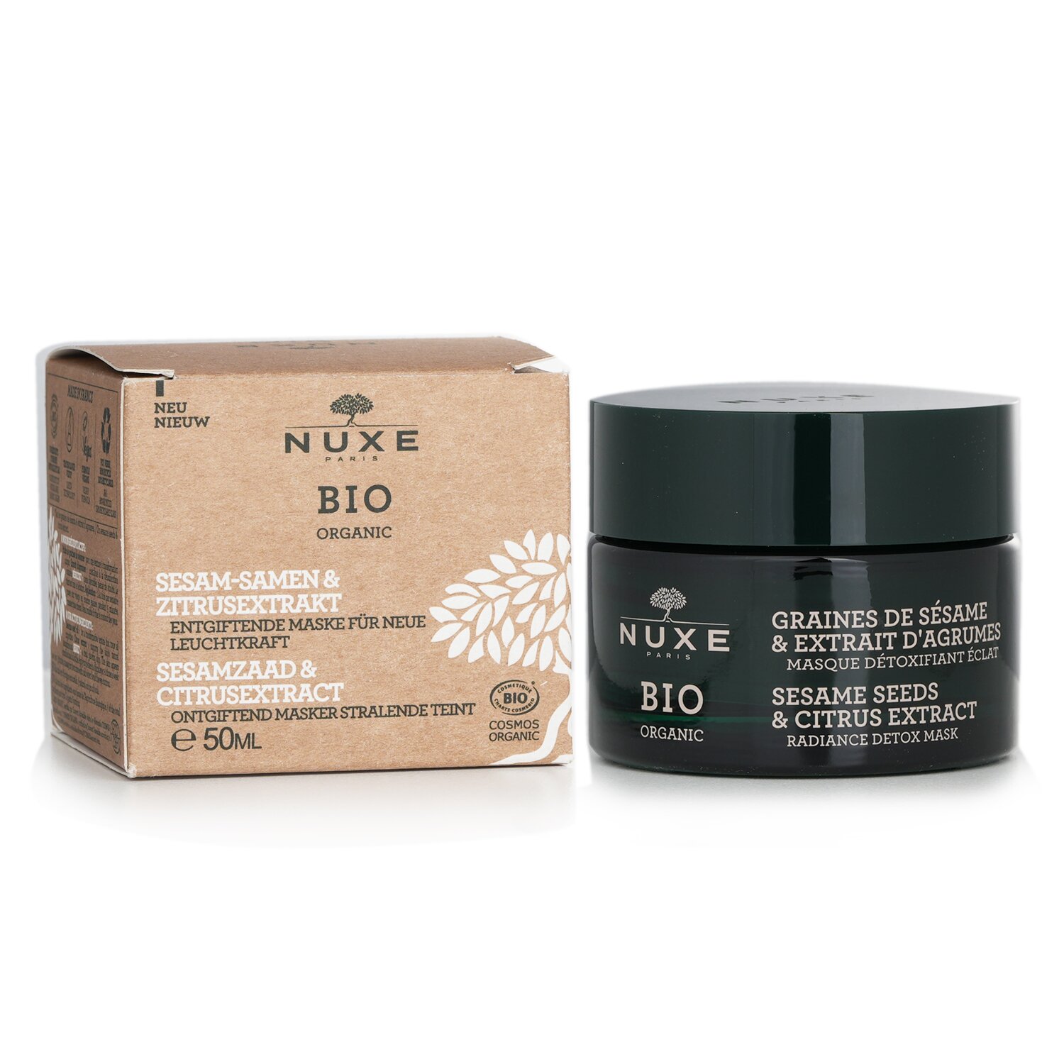 Nuxe Bio Organic Sesame Seeds & Citrus Extract Mascarilla Desintoxicación Radiante 50ml/1.7oz
