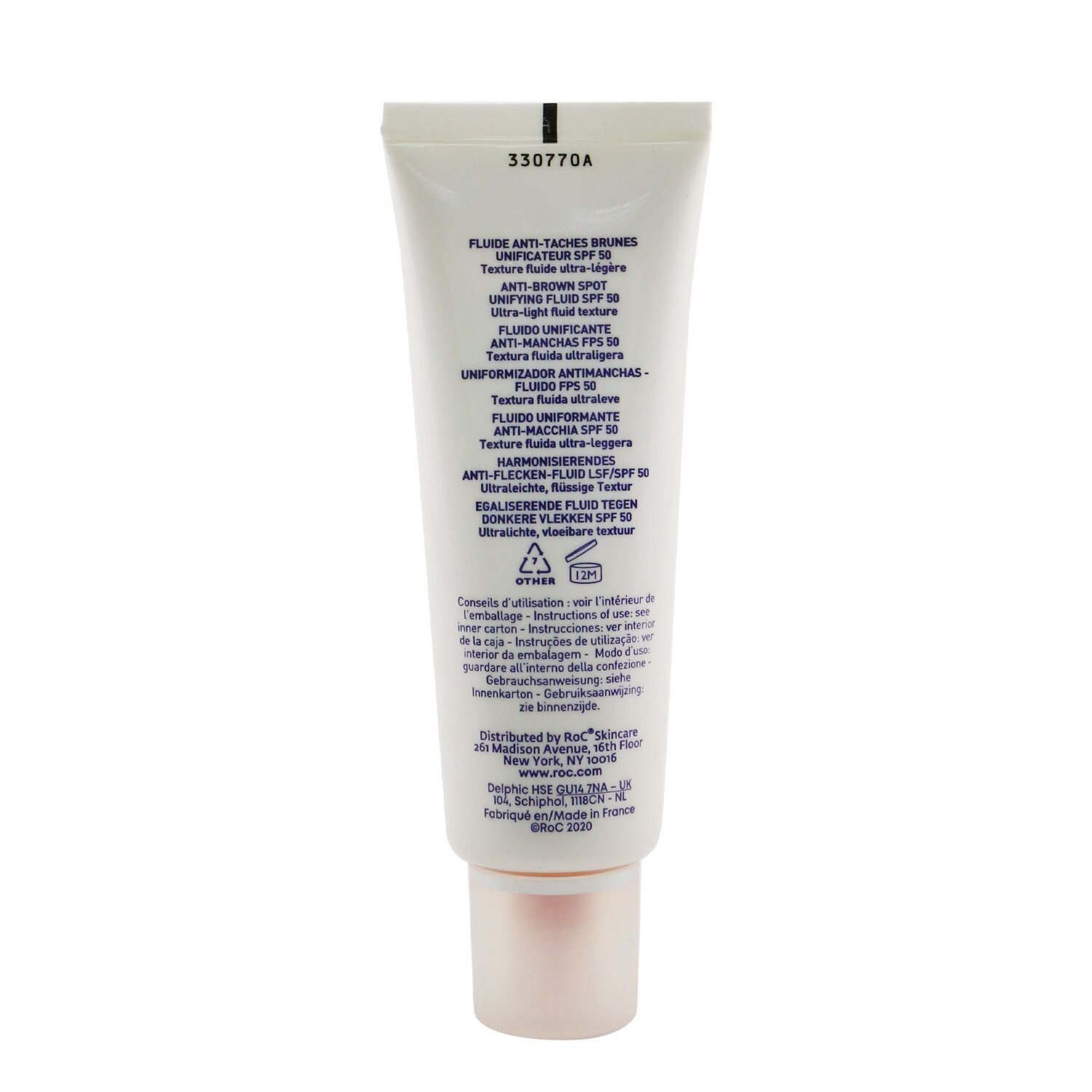 ROC Soleil-Protect Anti-Brown Spot Unifying Fluid SPF 50 UVA & UVB (Visibly reduces Brown Spots) 50ml/1.69oz