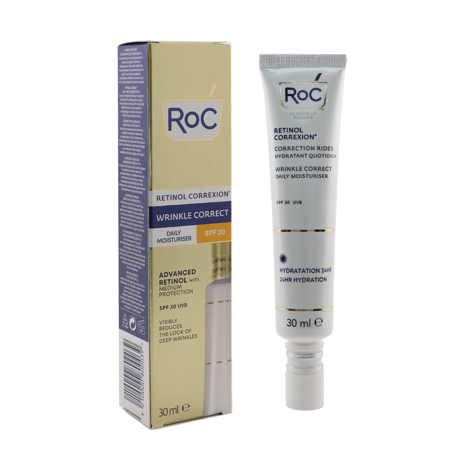 ROC Retinol Correxion Qırışları Düzəldən Gündəlik Nəmləndirici SPF20 30ml/1oz