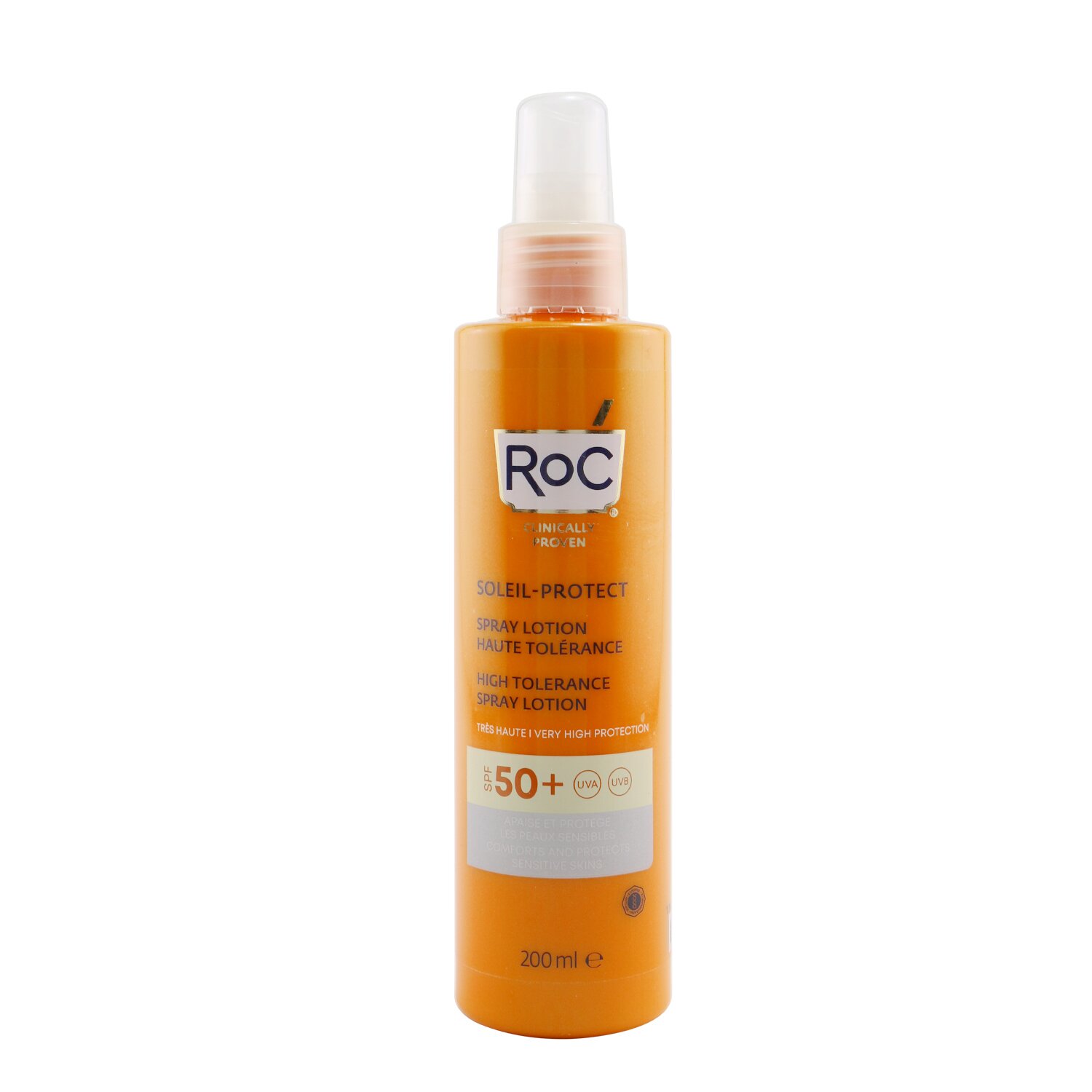 ROC Soleil-Protect Loción en Spray de Alta Tolerancia SPF 50+ UVA & UVB (Para Cuerpo) 200ml/6.7oz