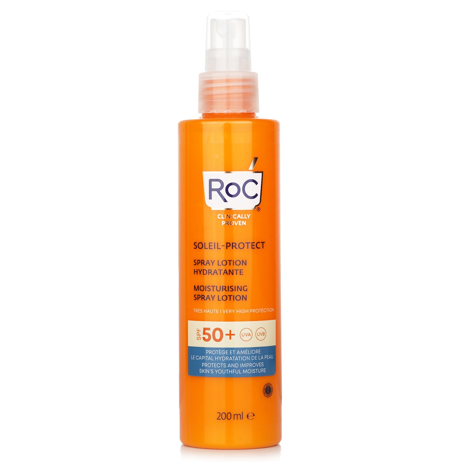 ROC Soleil-Protect Loción en Spray Hidratante SPF 50+ UVA & UVB (Para Cuerpo) 200ml/6.7oz