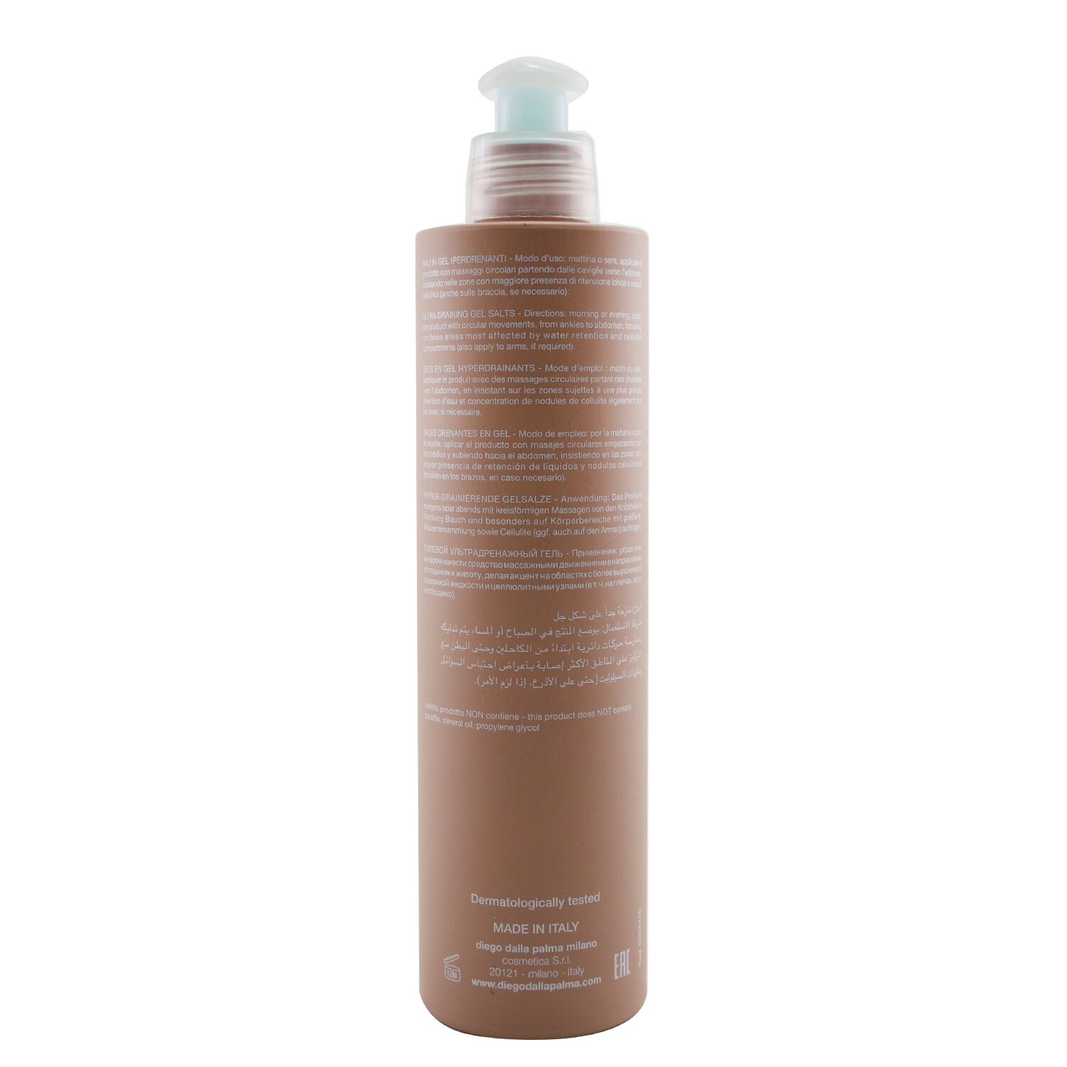 Diego Dalla Palma Milano 1. DRAINS - Ultra-Draining Gel Salts 250ml/8.5oz