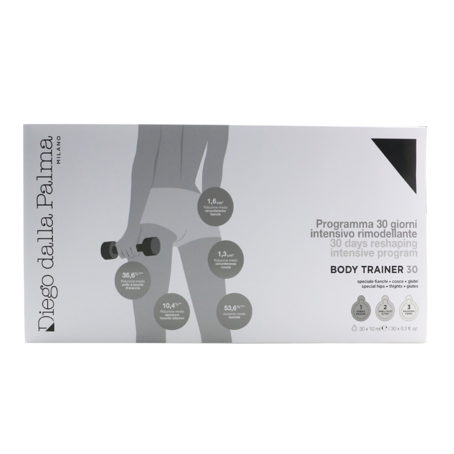 Diego Dalla Palma Milano Body Trainer 30 - 30 Days Reshaping Intensive Program 30x10ml/0.3oz