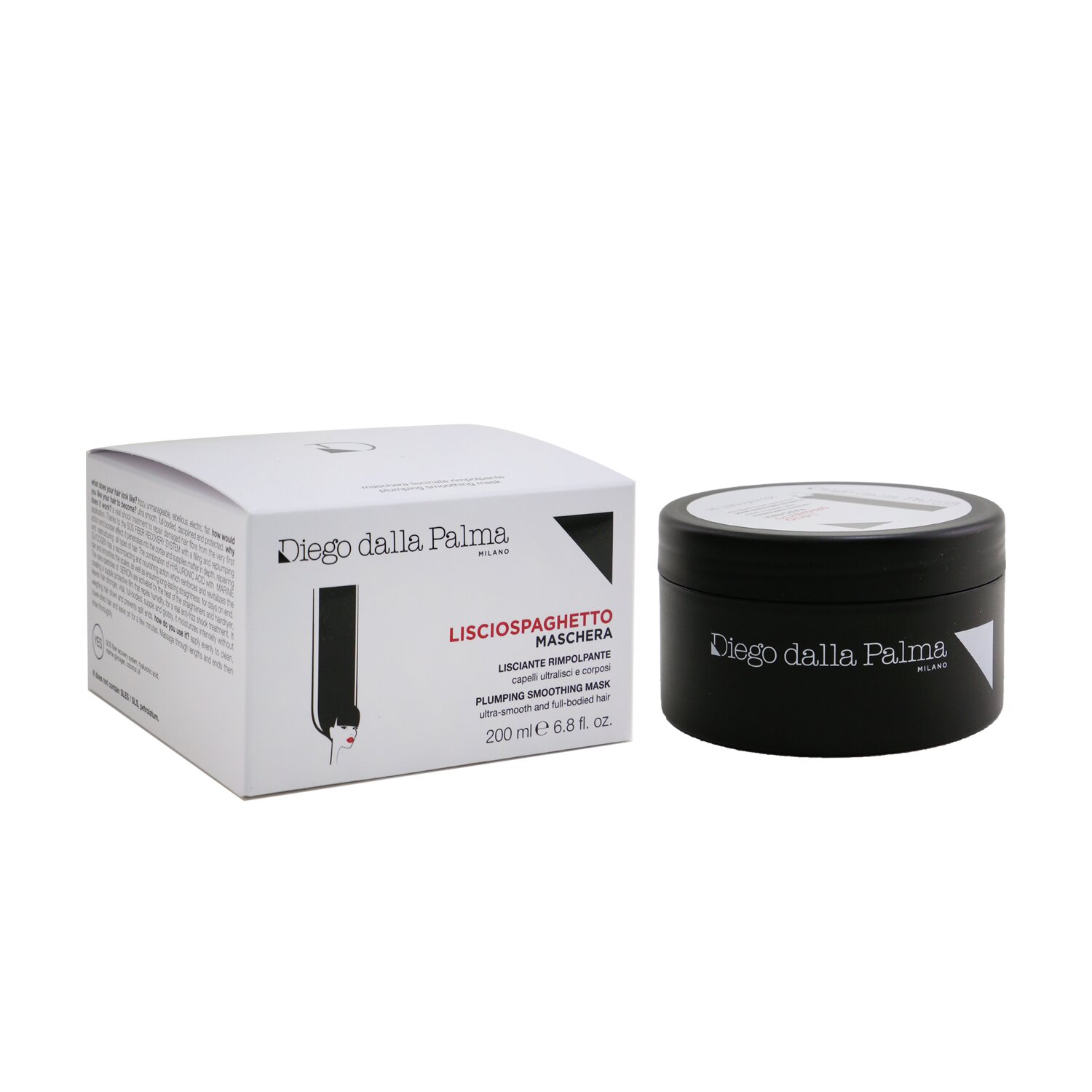 Diego Dalla Palma Milano Lisciospaghetto Plumping Smoothing Mask (For All Hair Types) 200ml/6.8oz