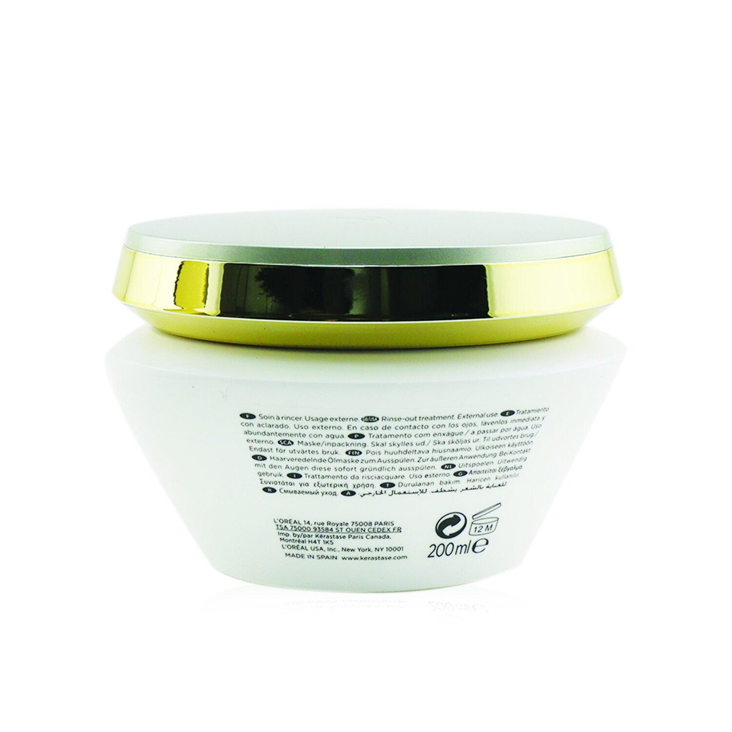 卡诗 Kerastase 菁纯润泽发膜（干枯发质适用） 200ml/6.8oz