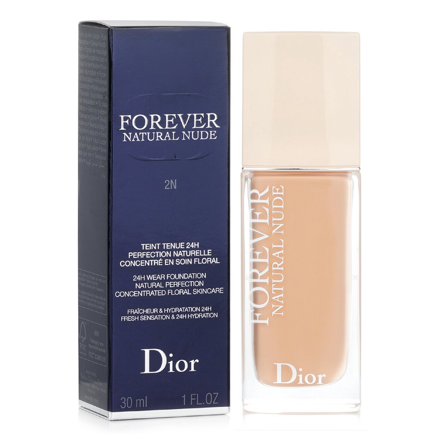 Christian Dior 迪奧 Dior Forever 自然裸肌24小時粉底液 30ml/1oz