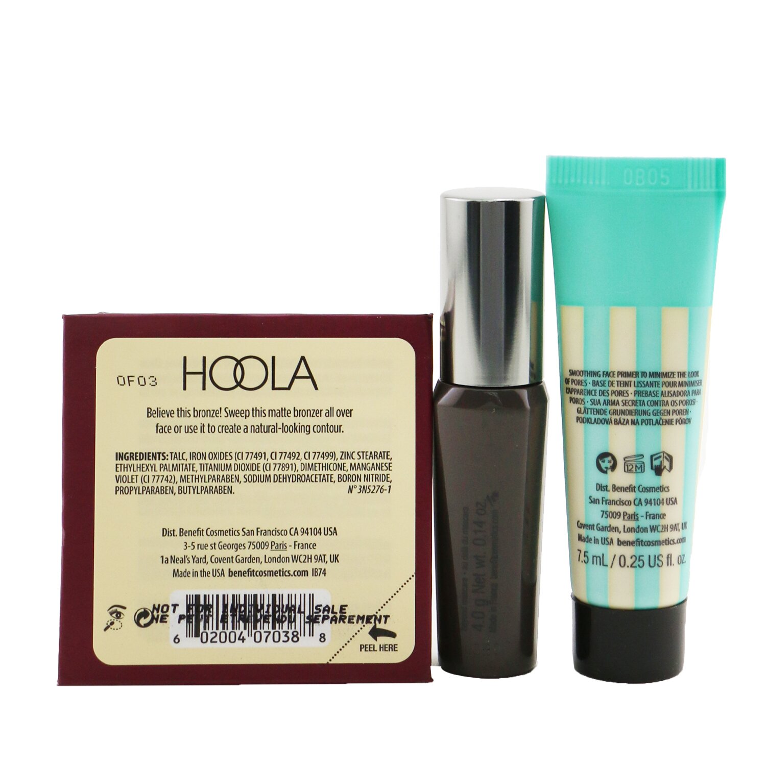 Benefit Party Hopper Set (Primer + Bronzer + Mascara) 3pcs