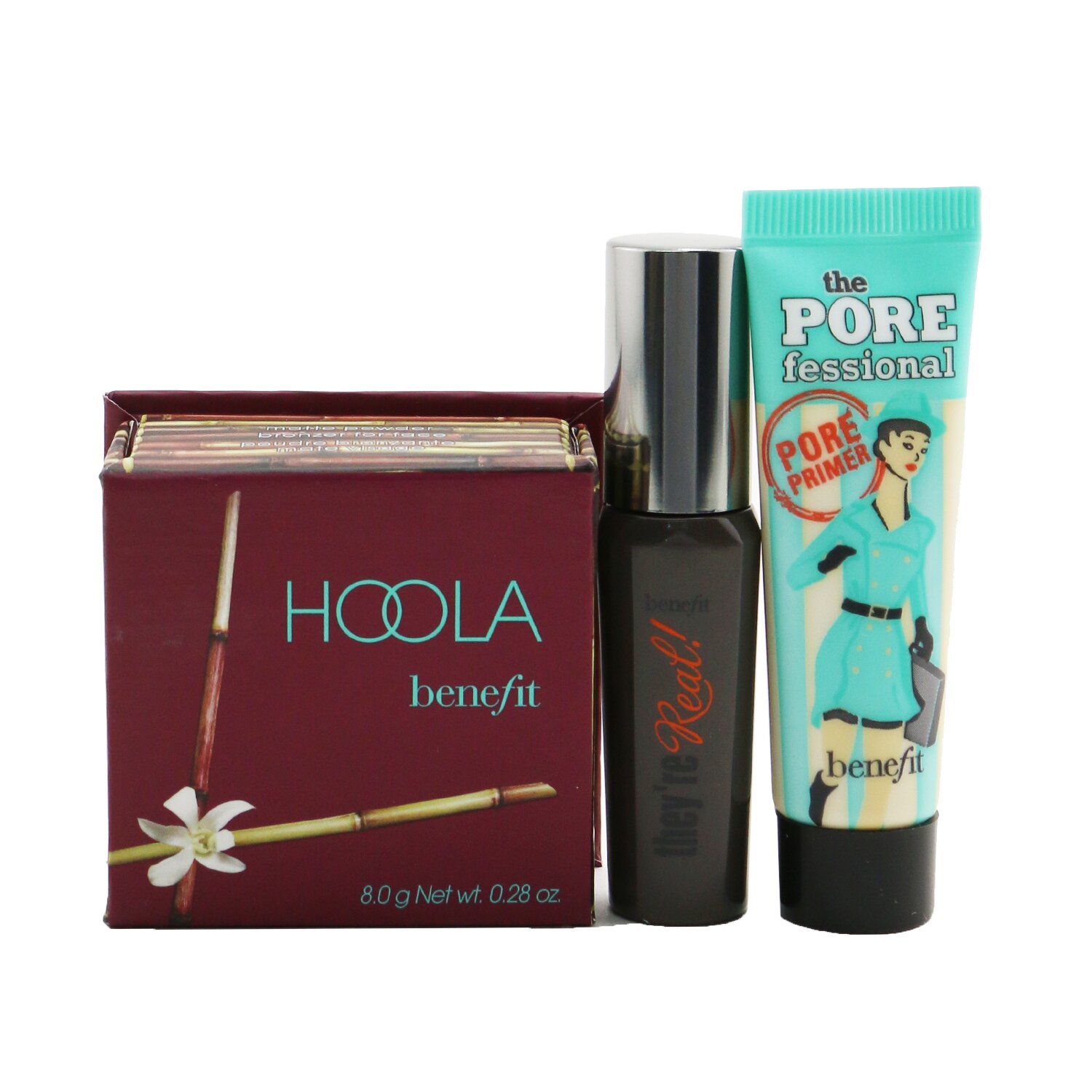 Benefit Party Hopper Set (Primer + Bronzer + Mascara) 3pcs