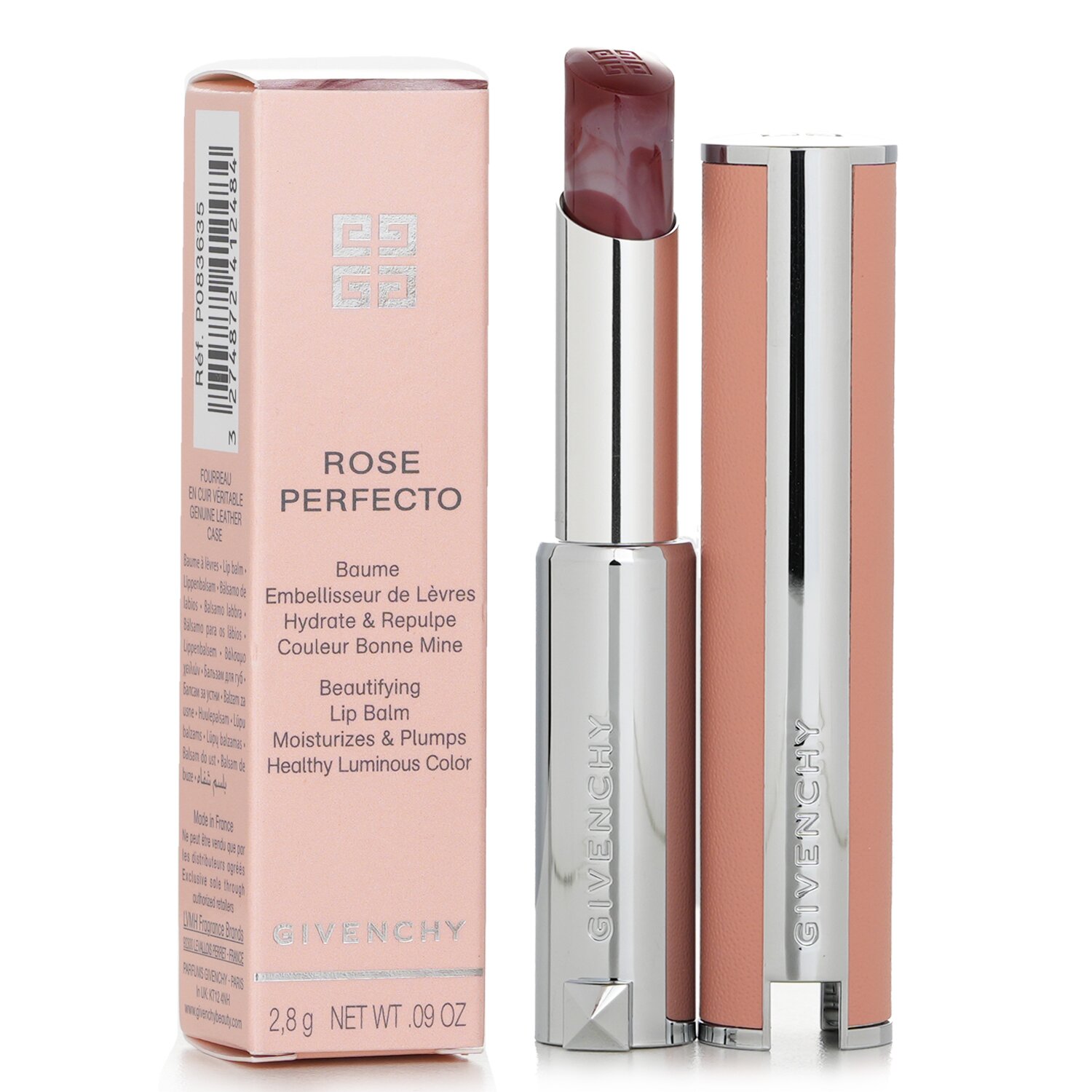 Givenchy Rose Perfecto Bálsamo de Labios Embellecedor 2.8g/0.09oz