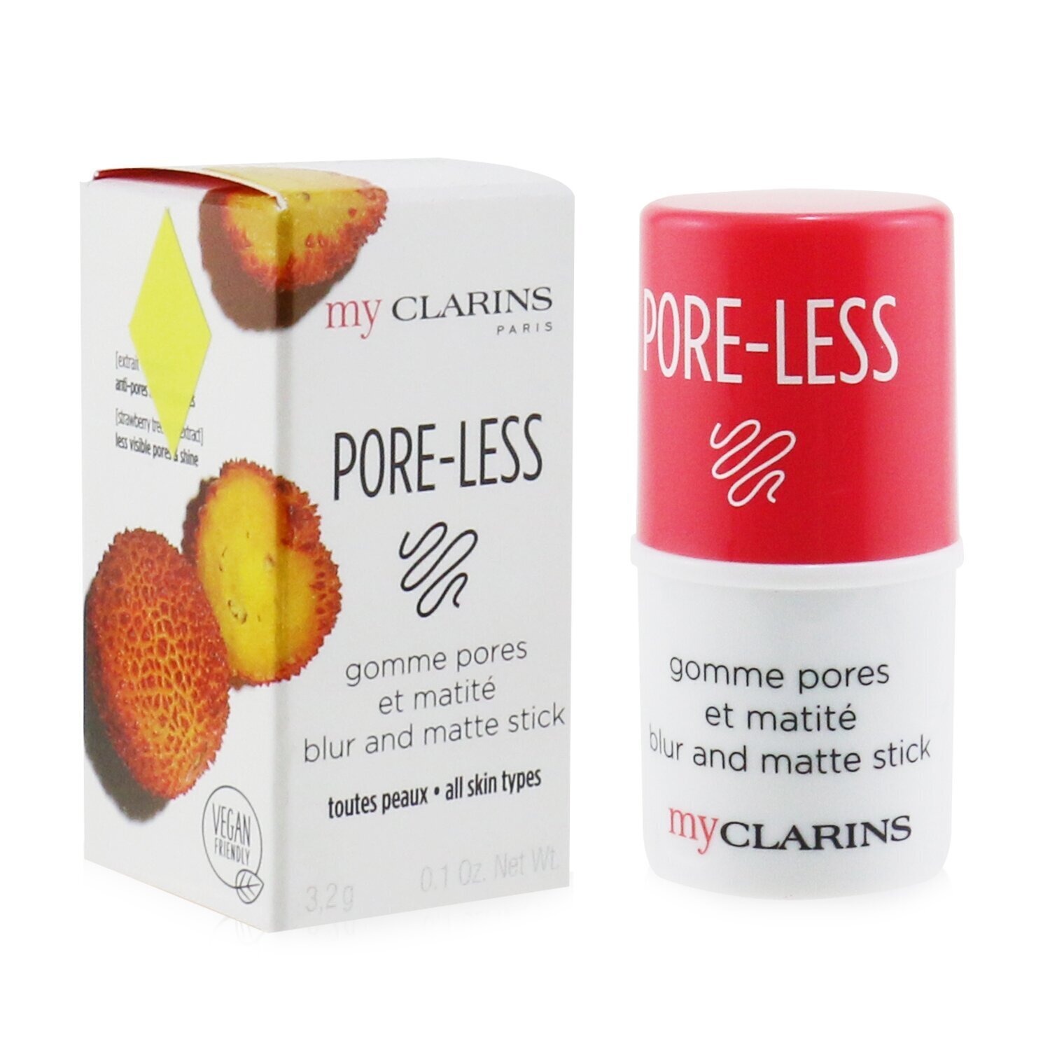 Clarins My Clarins Pore-Less Barra Borradora & Mate 3.2g/0.1oz
