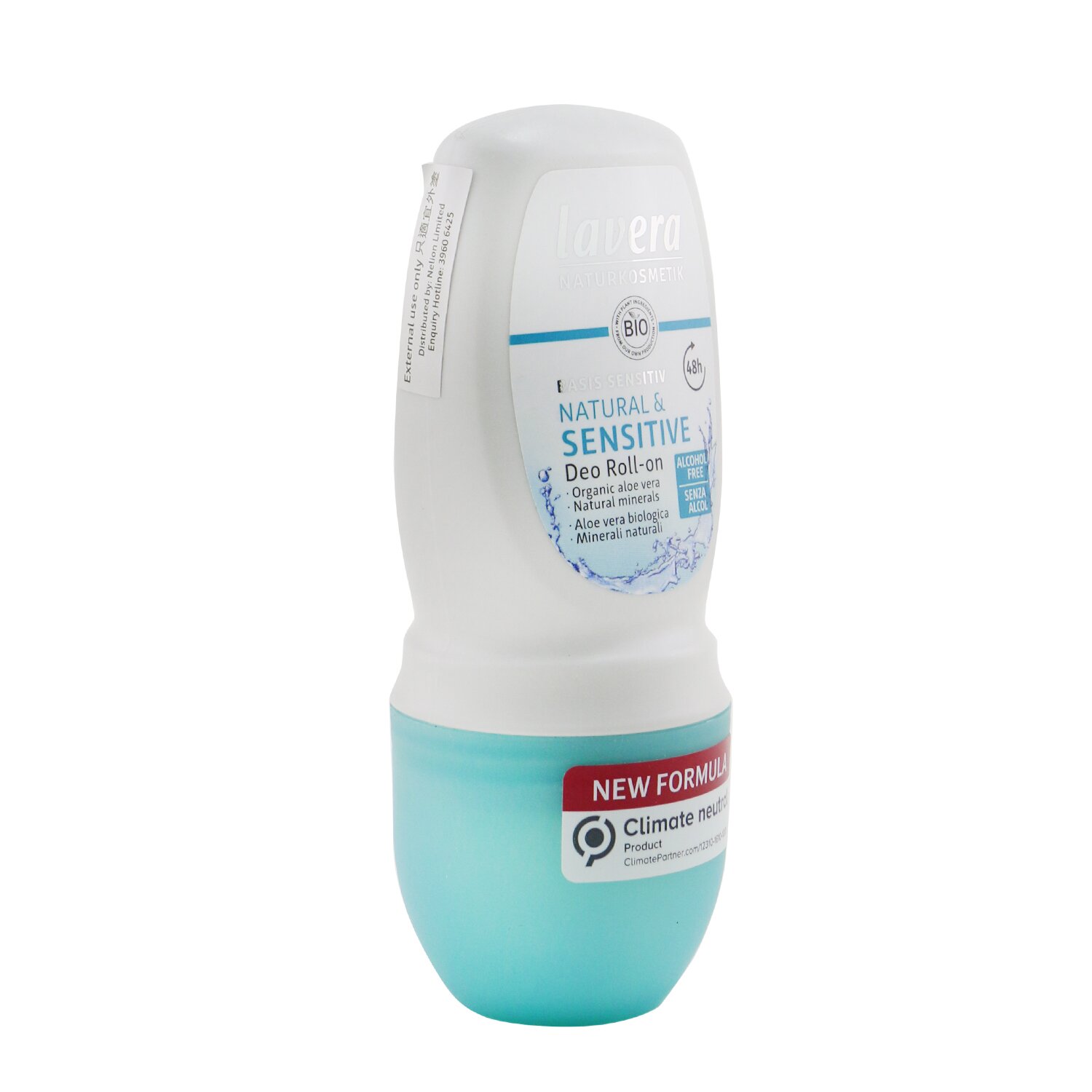 Lavera Basis Sensitiv Natural & Sensitive Deo Roll-On - Alcohol Free 50ml/1.7oz