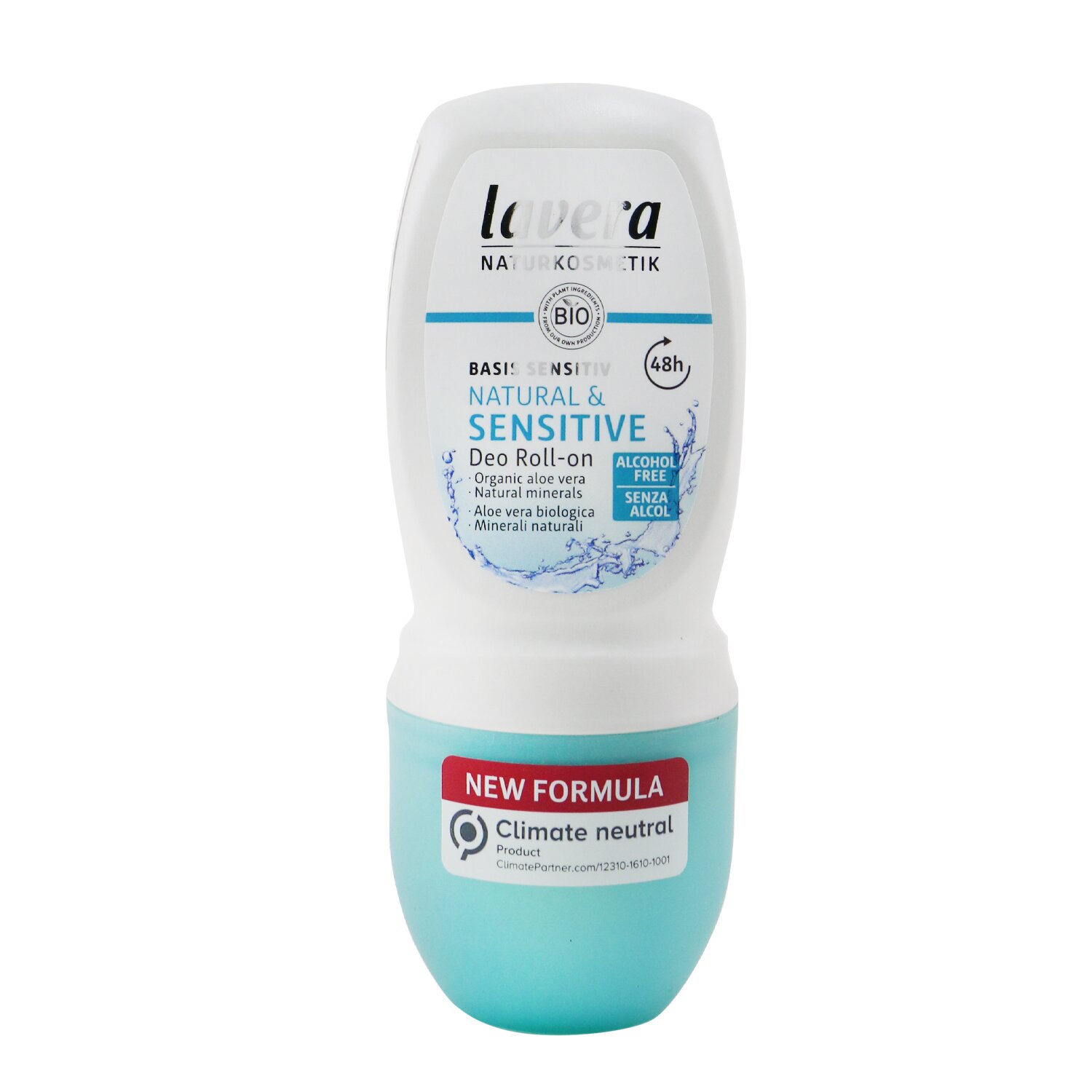 Lavera Basis Sensitiv Natural & Sensitive Deo Roll-On - Alcohol Free 50ml/1.7oz