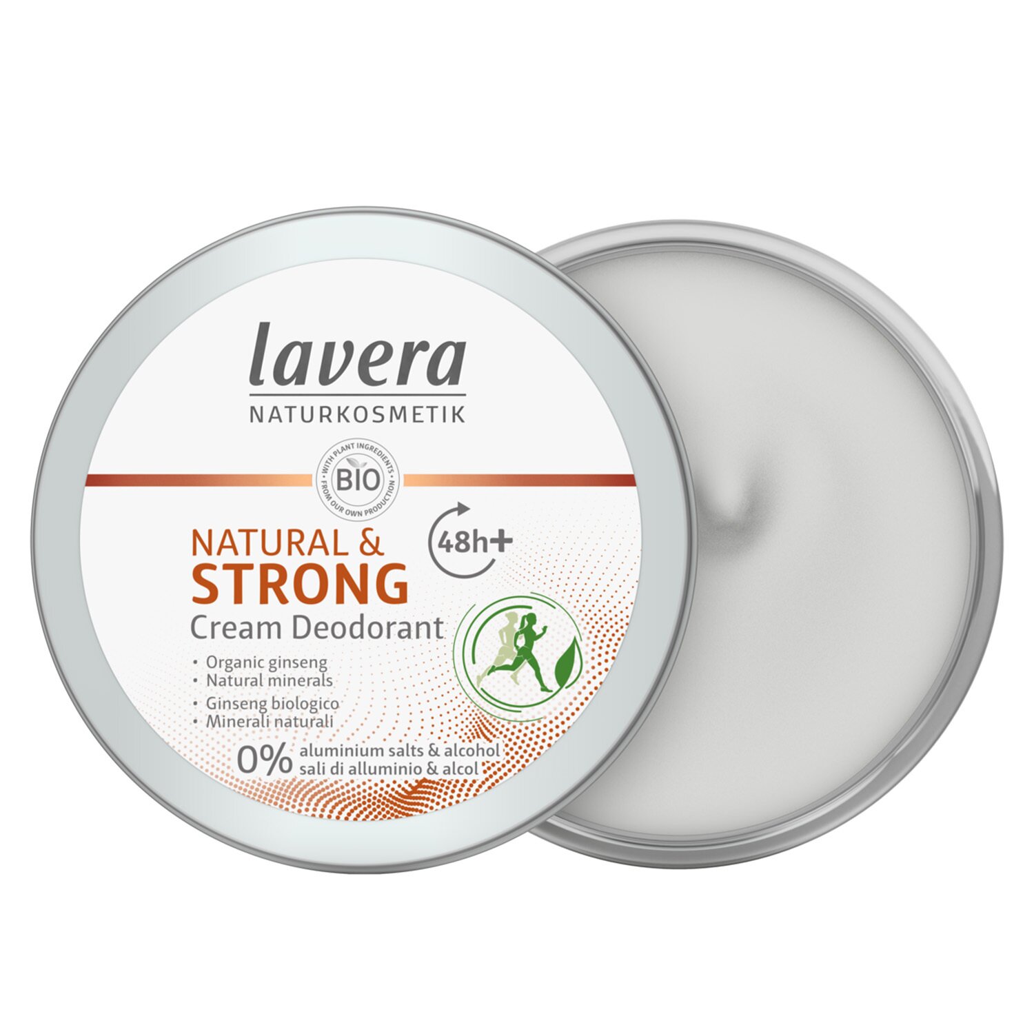 Lavera رول مزيل تعرق طبيعية وقوي - بالجنسنغ الأورغانيك 50ml/1.7oz