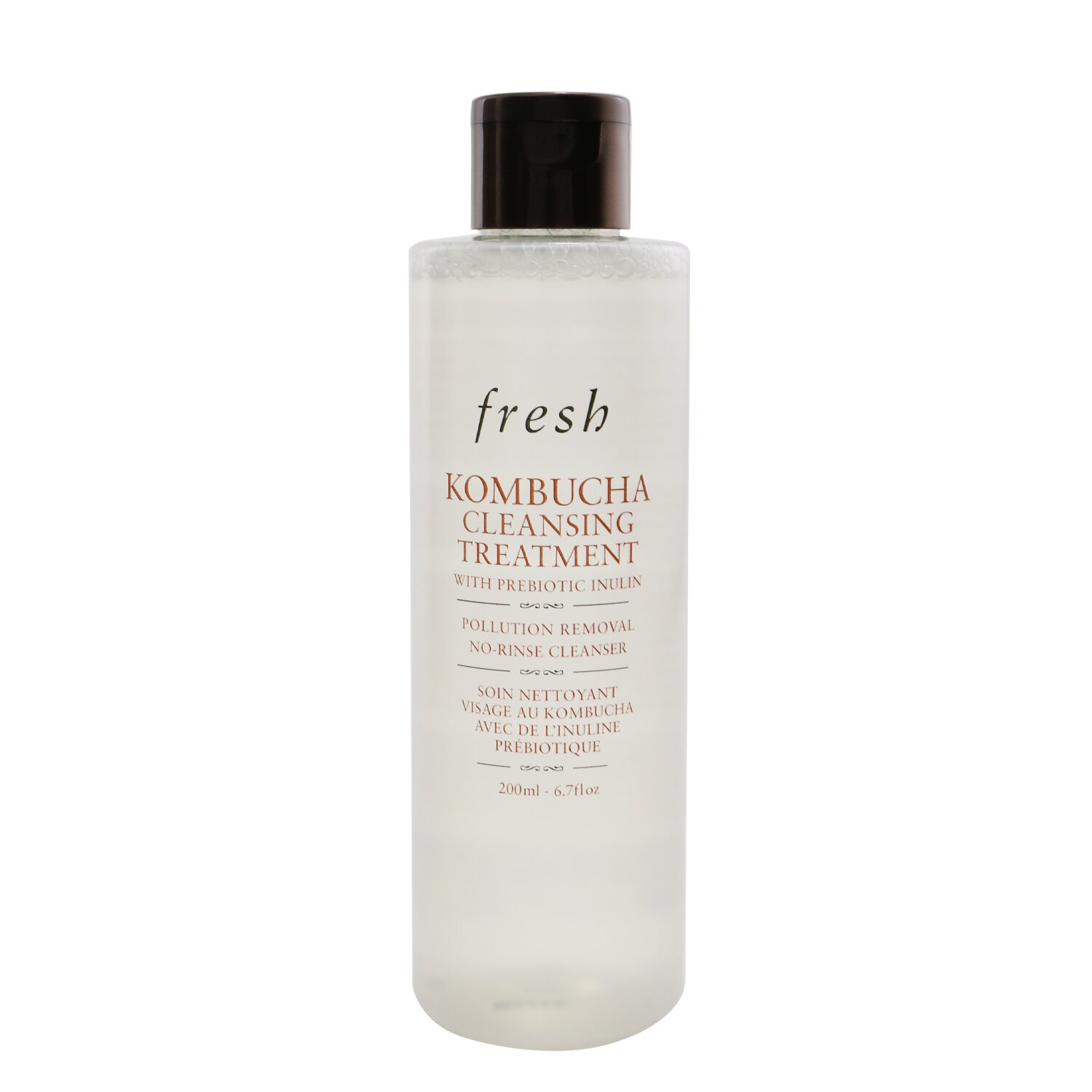 Fresh Kombucha Cleansing Treatment With Prebiotic Inulin - Pollution Removal No-Rinse Cleanser 200ml/6.7oz