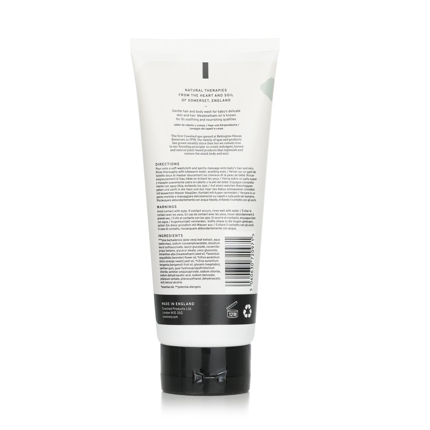 Cowshed Baby Frothy Hair & Body Wash 200ml/6.76oz
