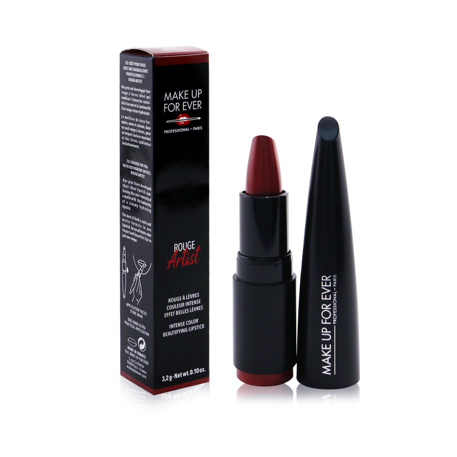 Make Up For Ever Rouge Artist Intense Color Beautifying Lipstick 3.2g/0.1oz