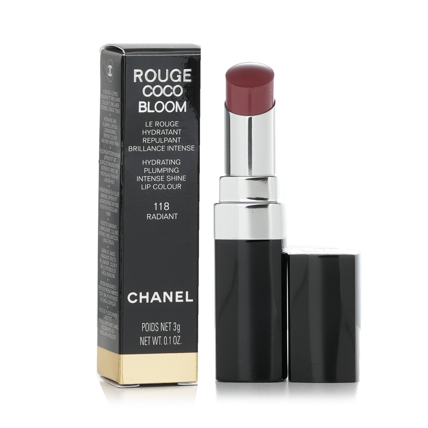 Chanel Rouge Coco Bloom Hydrating Plumping Intense Shine Lip Colour 3g/0.1oz