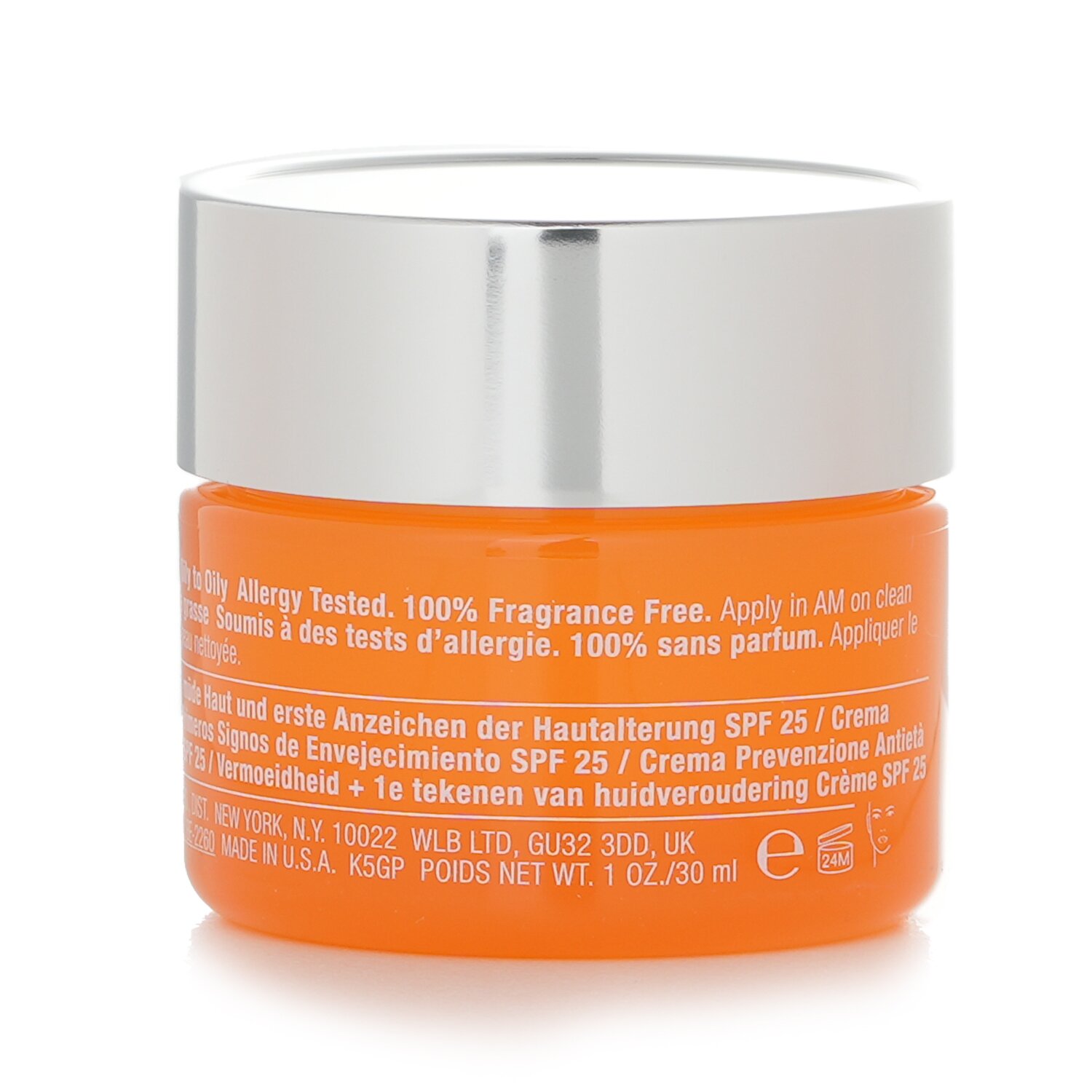 Clinique Superdefense SPF 25 Crema Multi Correctora 1ros Signos de Envejecimiento + Fatiga - Piel Mixta Grasa a Grasa 30ml/1oz