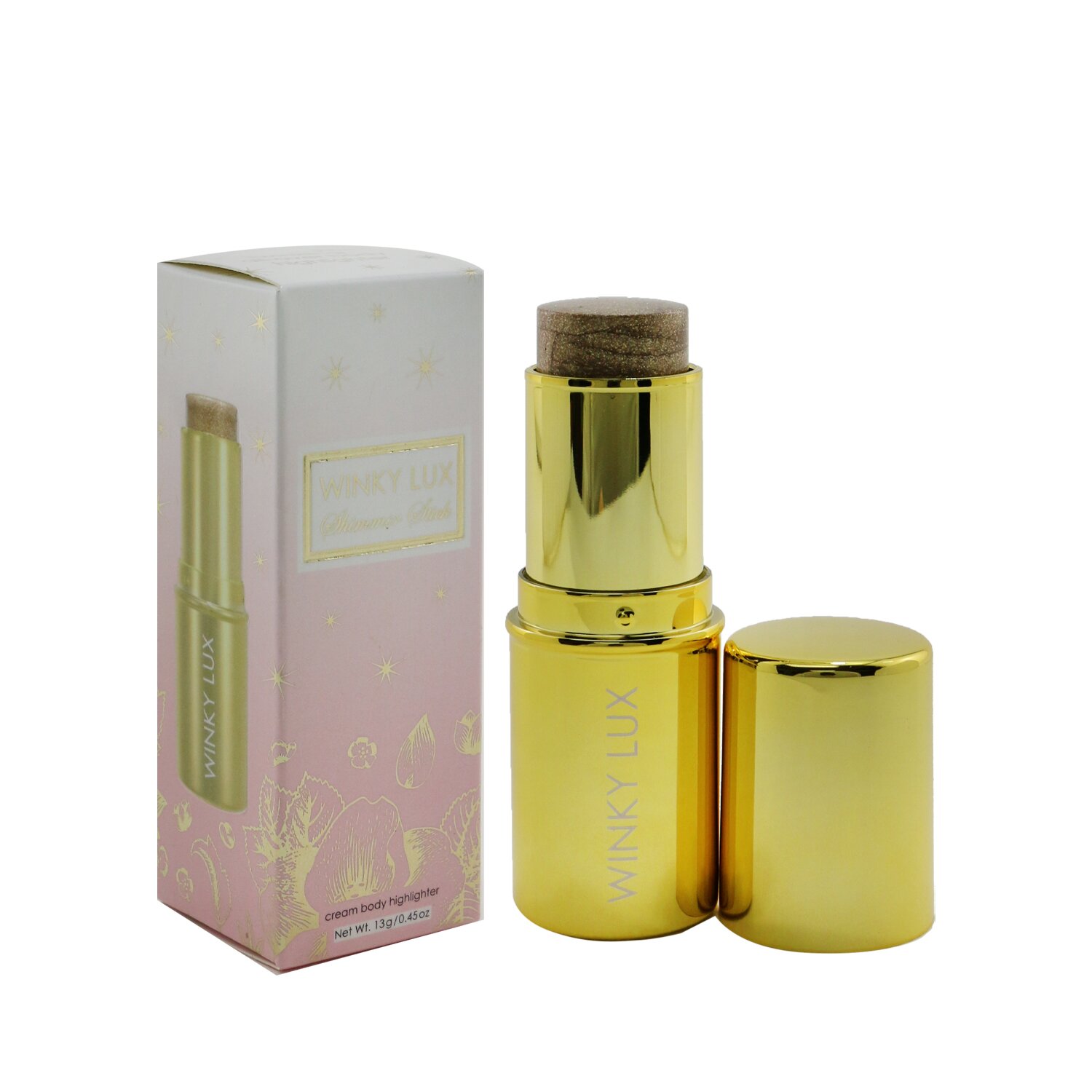 Winky Lux 面部和身體閃光棒（奶油身體提亮） 13g/0.45oz