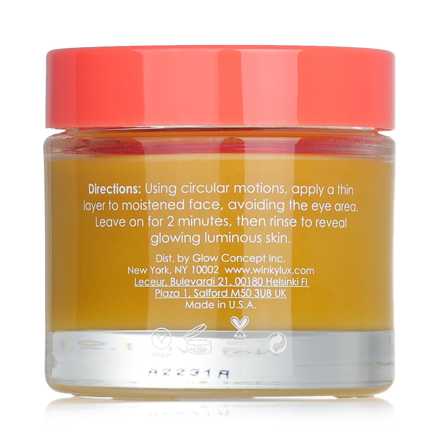 Winky Lux Orange You Bright Gentle Vitamin C Exfoliator 55g/1.95oz