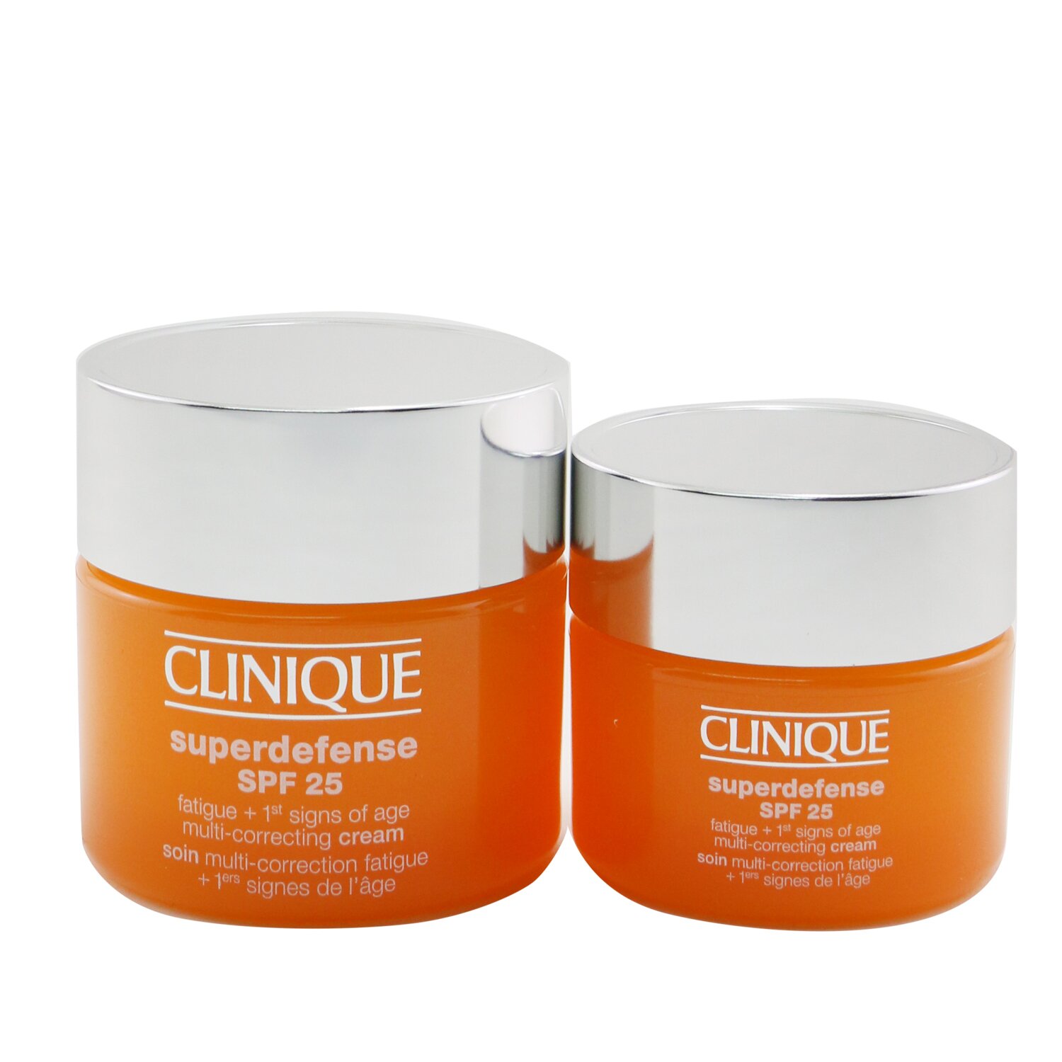 Clinique Superdefense SPF 25 Home & Away Set: Multi-Correcting Cream 50ml+ Multi-Correcting Cream 30ml 2pcs