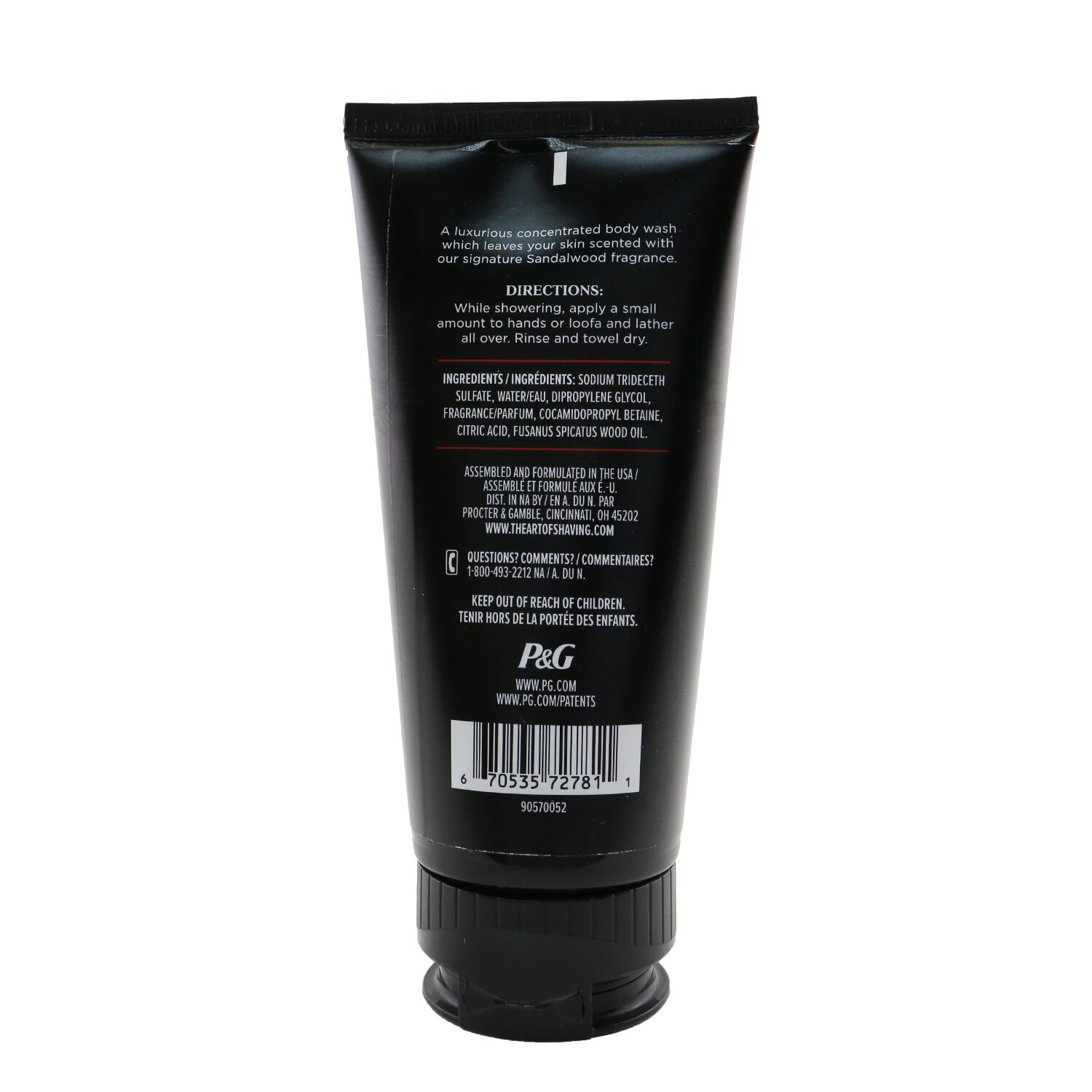 The Art Of Shaving Shower Gel Intense - Sandalwood Essential Oil 160ml/5.4oz