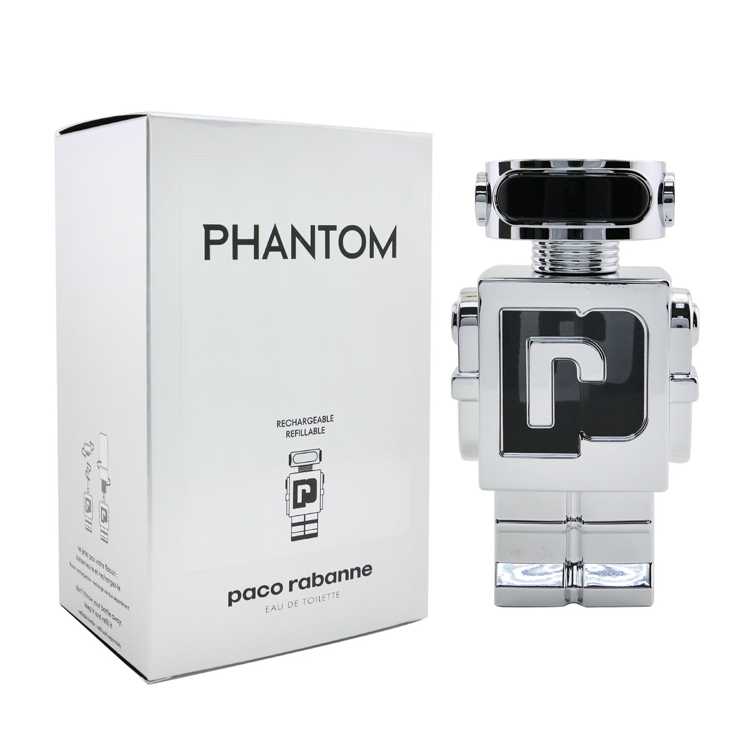 Paco Rabanne Phantom Заполняемая Туалетная Вода Спрей 150ml/5.1oz