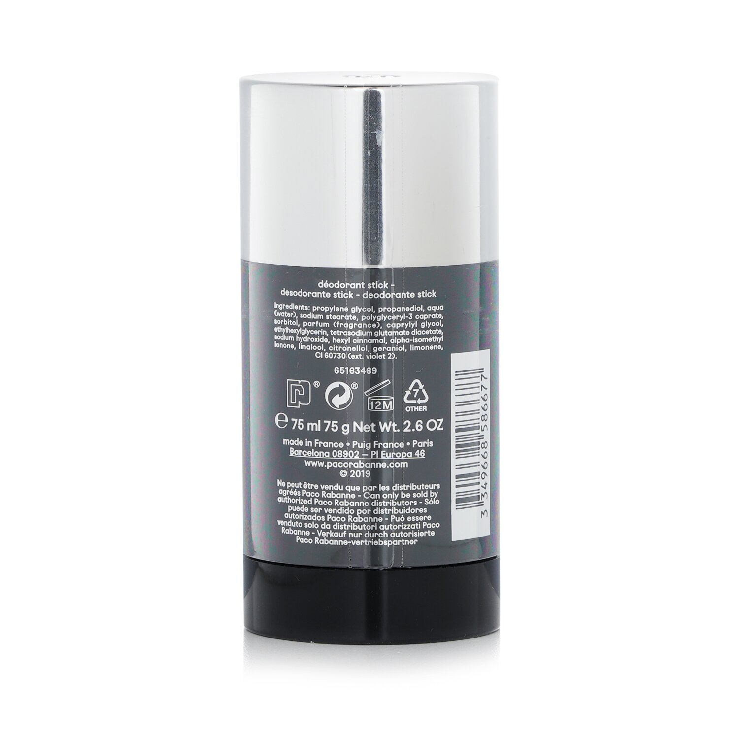 Paco Rabanne Phantom Deodorant Stick 75ml/2.5oz