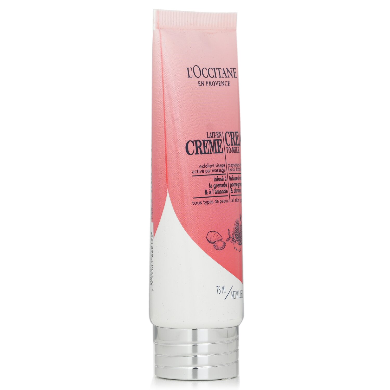 L'Occitane Cream To Milk Facial Exfoliant פילינג 75ml/2.5oz
