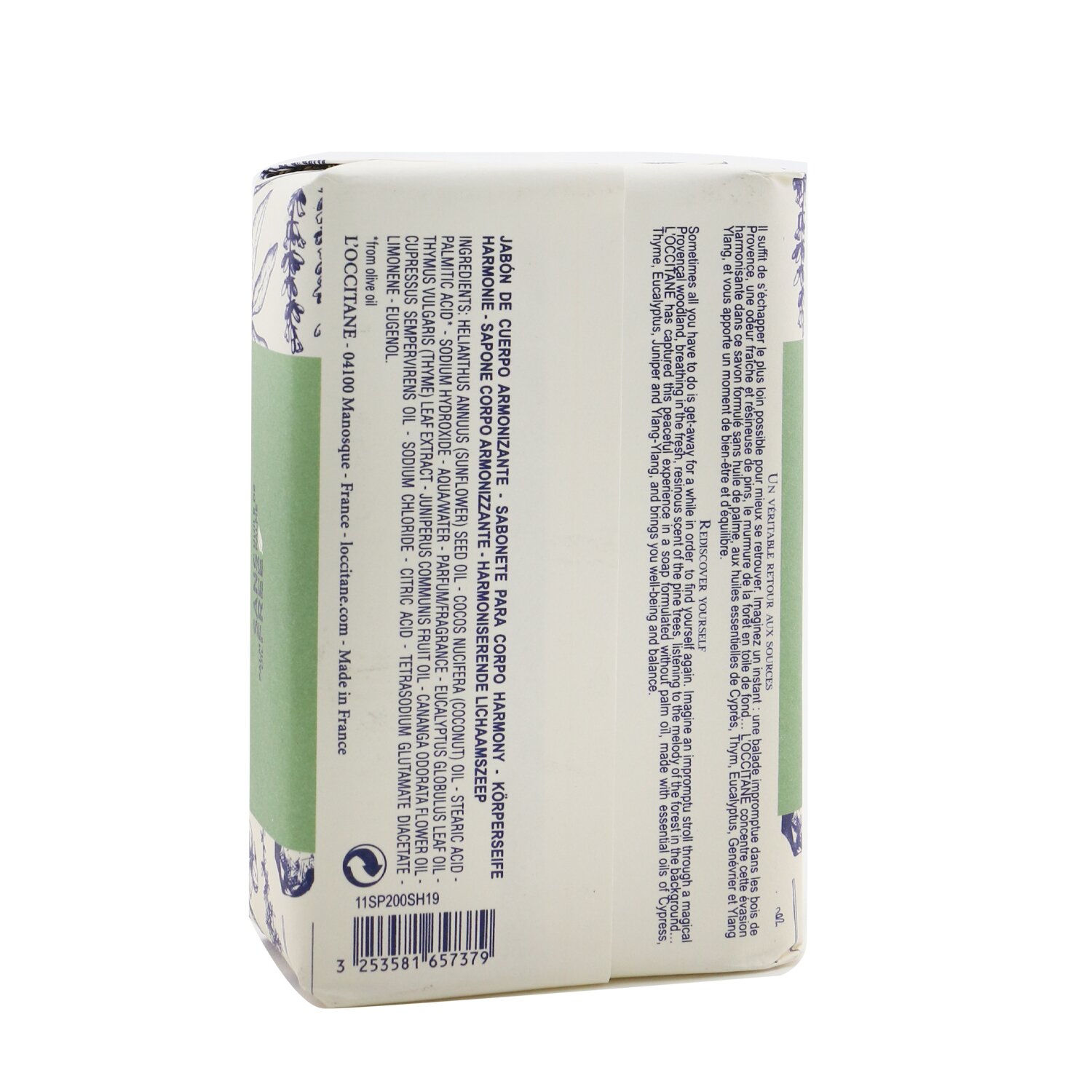 L'Occitane Source d'Harmonie Harmony Body Soap 200g/7oz