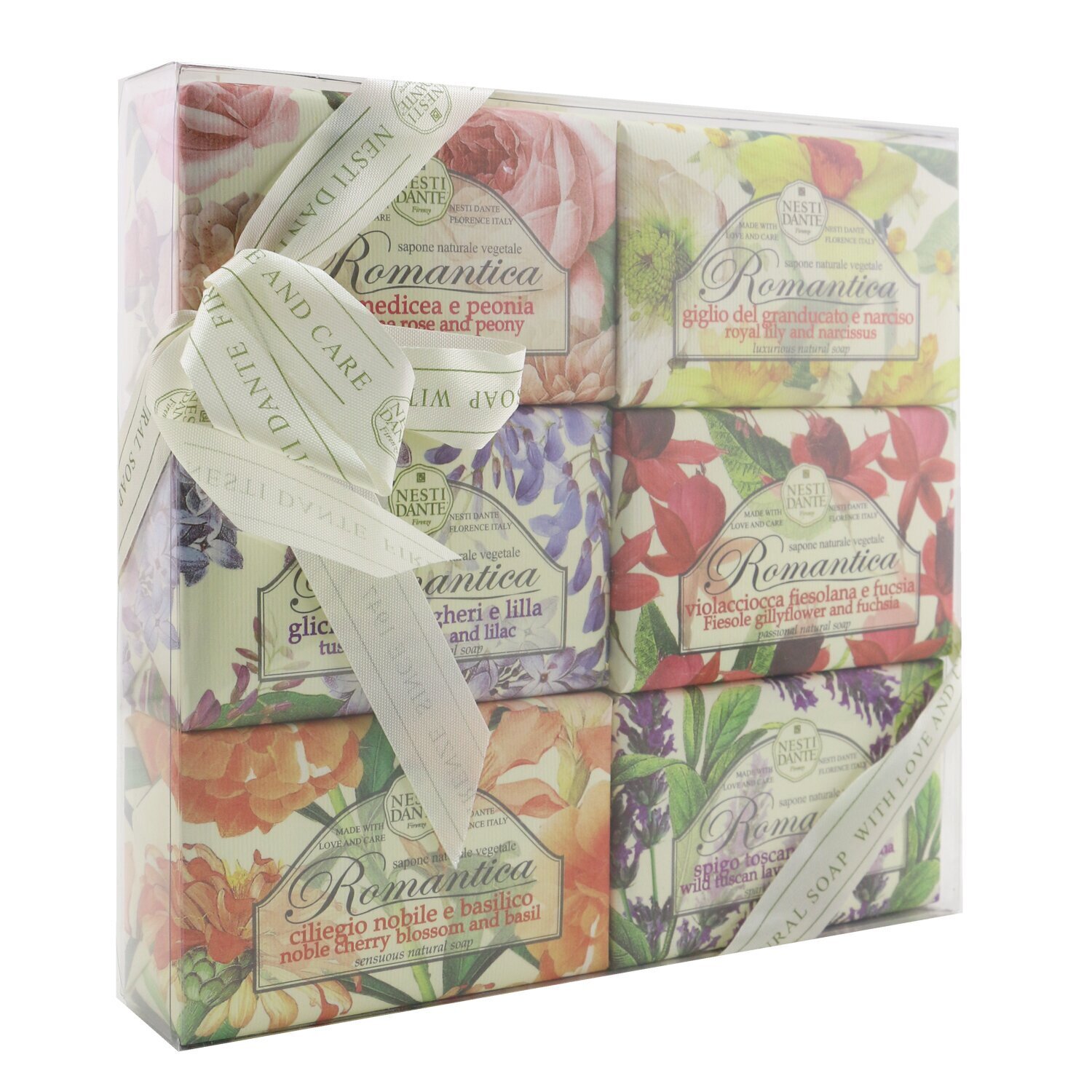 Nesti Dante Romantica The Collection Soap Set 6x 150g/5.3oz