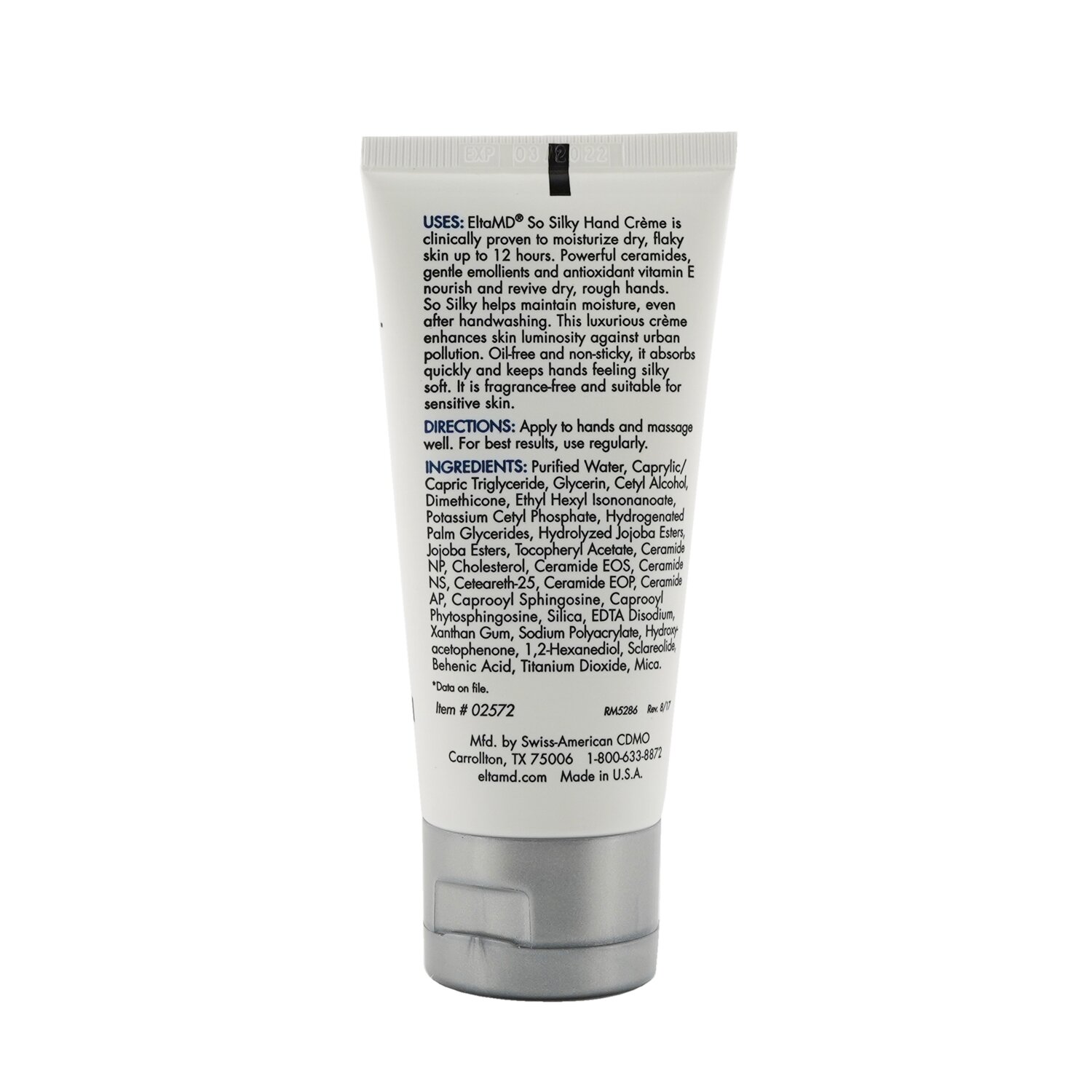 EltaMD So Silky Крем для Рук (Срок Годности: 03/2022) 59g/2oz