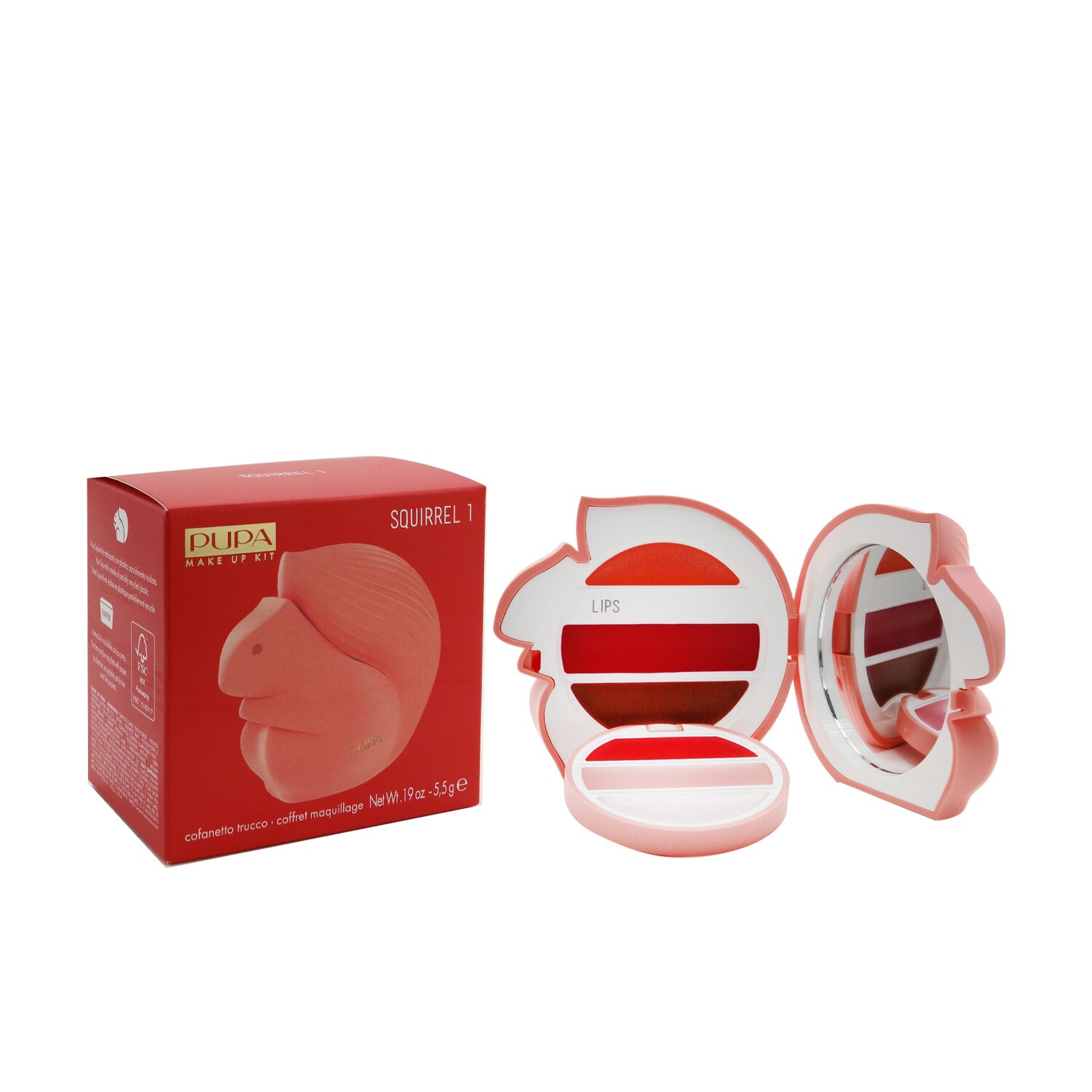 Pupa Squirrel 1 Lip Kit 5.5g/0.19oz