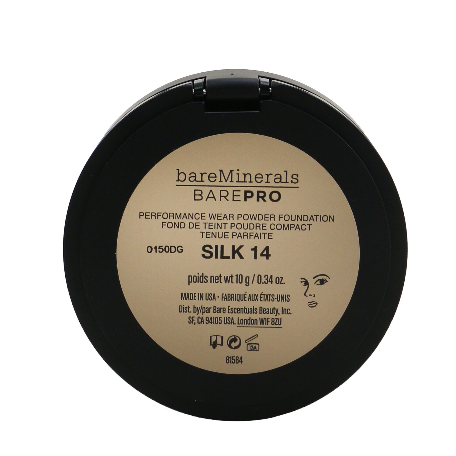 BareMinerals BarePro Performance Wear Пудровая Основа 10g/0.34oz