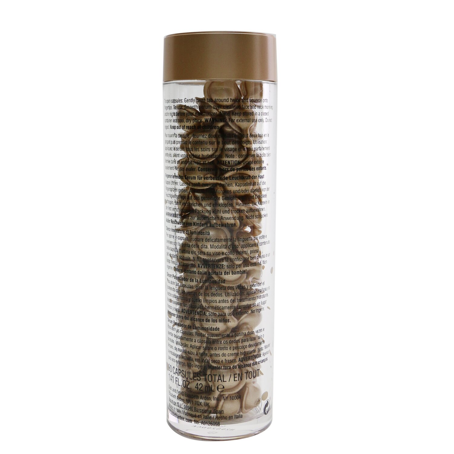 Elizabeth Arden Ceramide Vitamin C Capsules - Radiance Renewal Serum (Box Slightly Damaged) 90caps