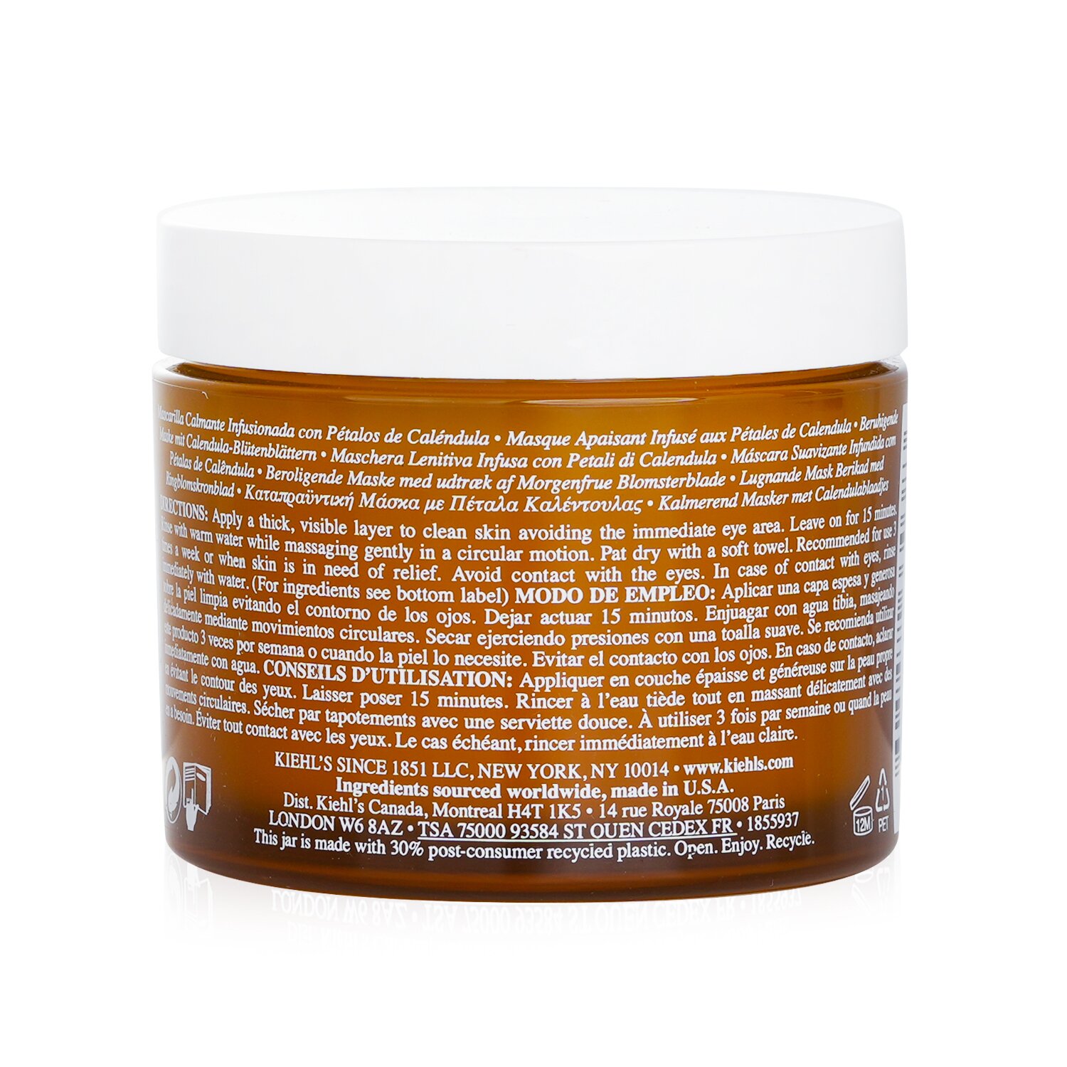 Kiehl's Mascarilla Calmante Infundida de Pétalos de Caléndula 100ml/3.3oz