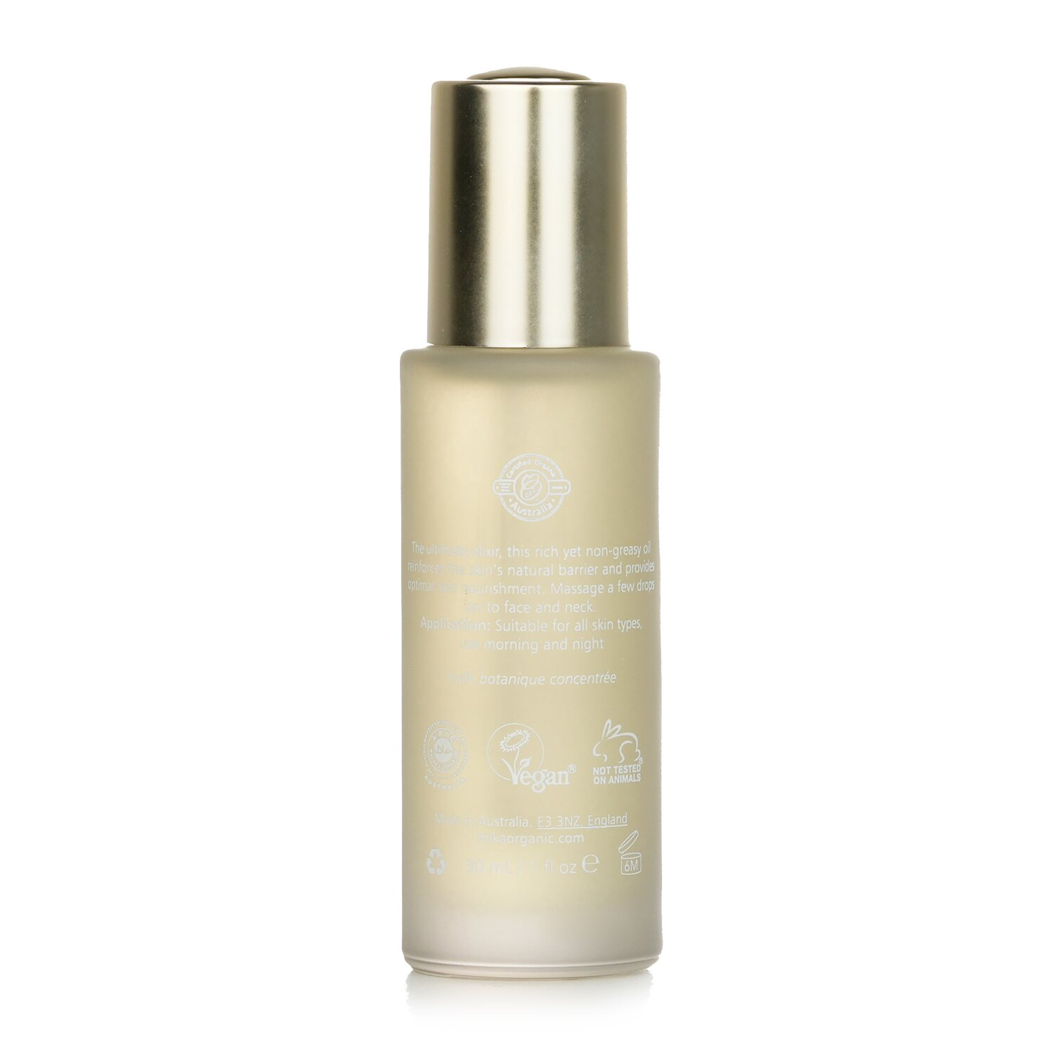 INIKA Organic Phyto-Active Botanical Face Oil 30ml/1oz