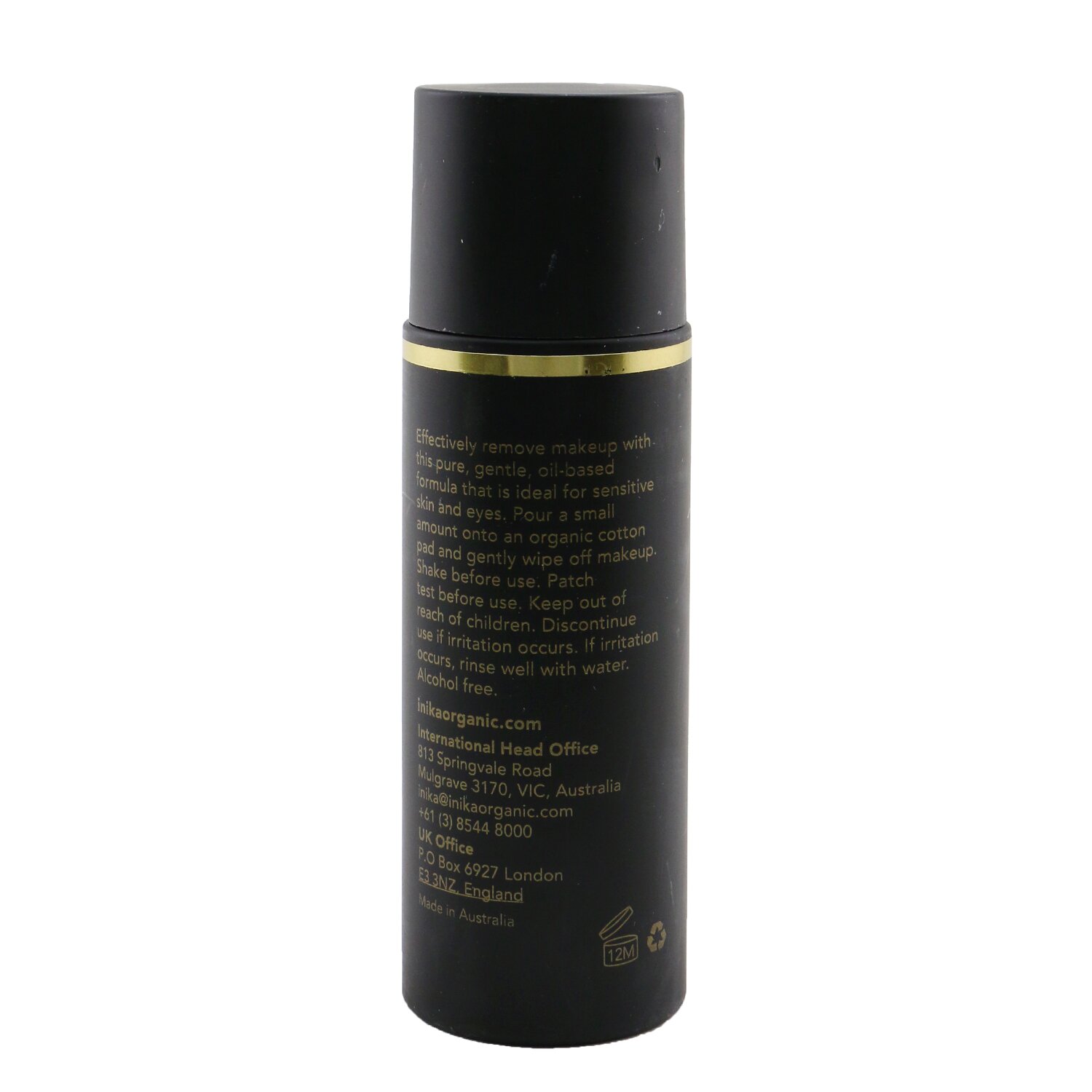 INIKA Organic Certified Organic Make-Up Remover 70ml/2.3oz