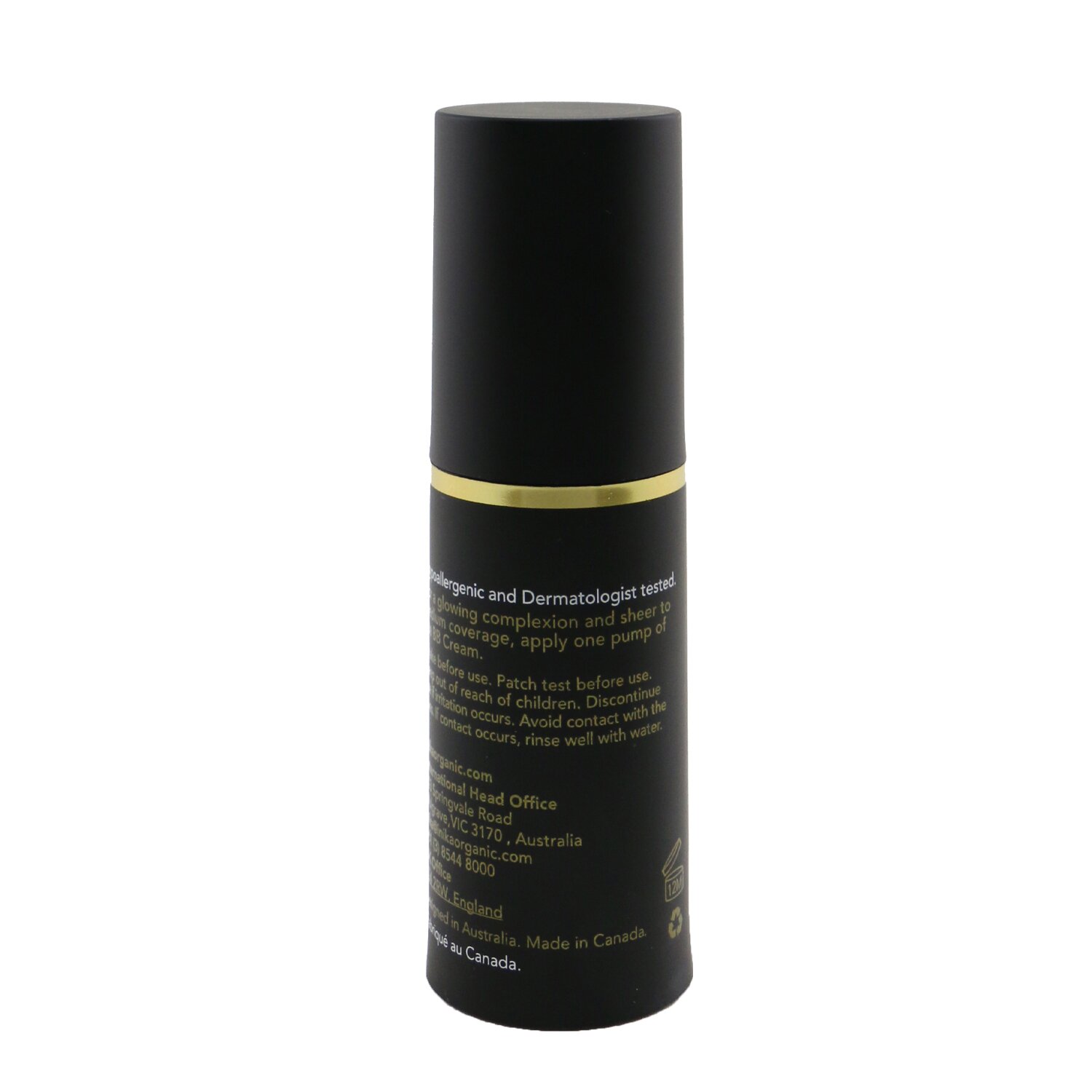 INIKA Organic Crema BB Orgánica Certificada 30ml/1oz