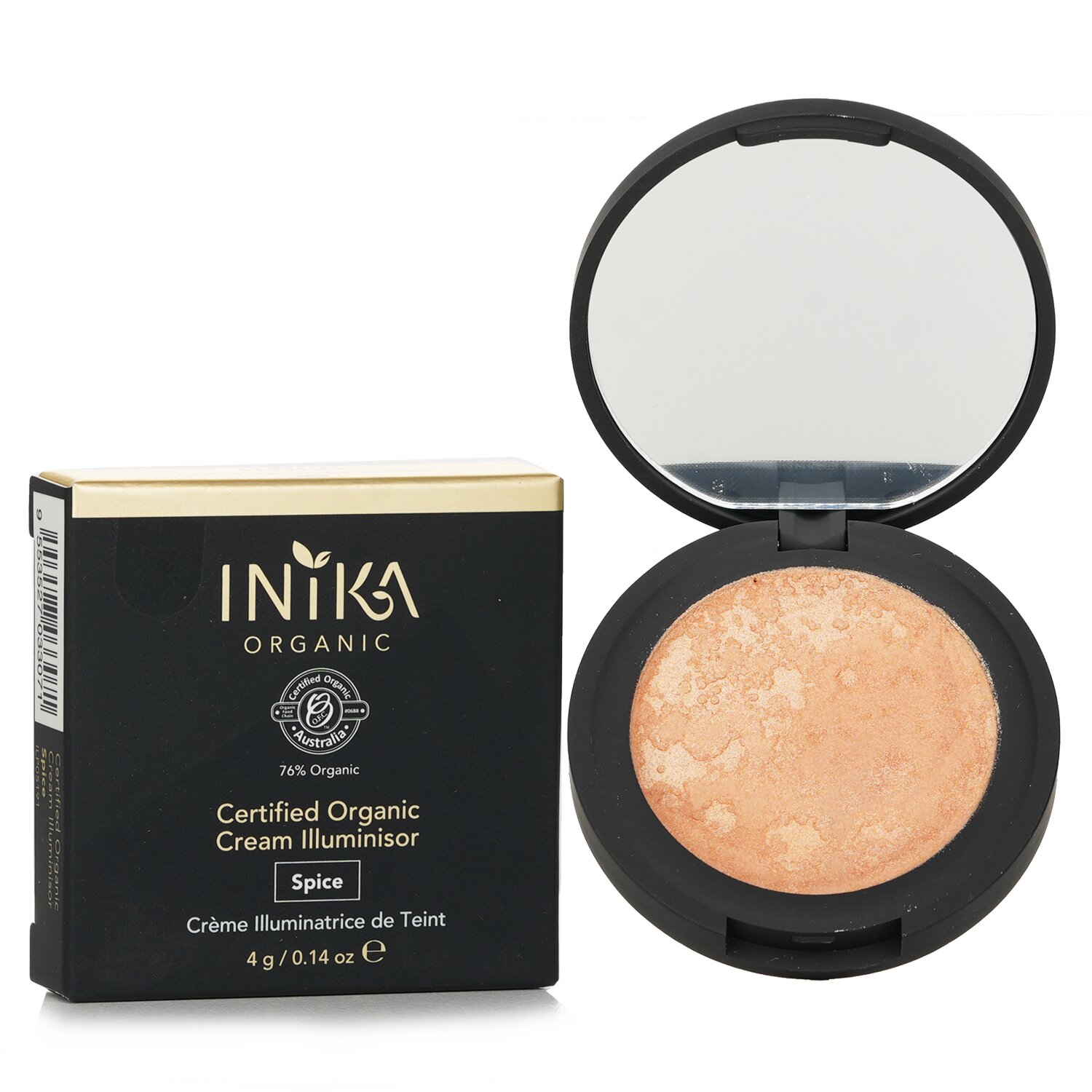 INIKA Organic Certified Organic Cream Illuminisor 4g/0.14oz