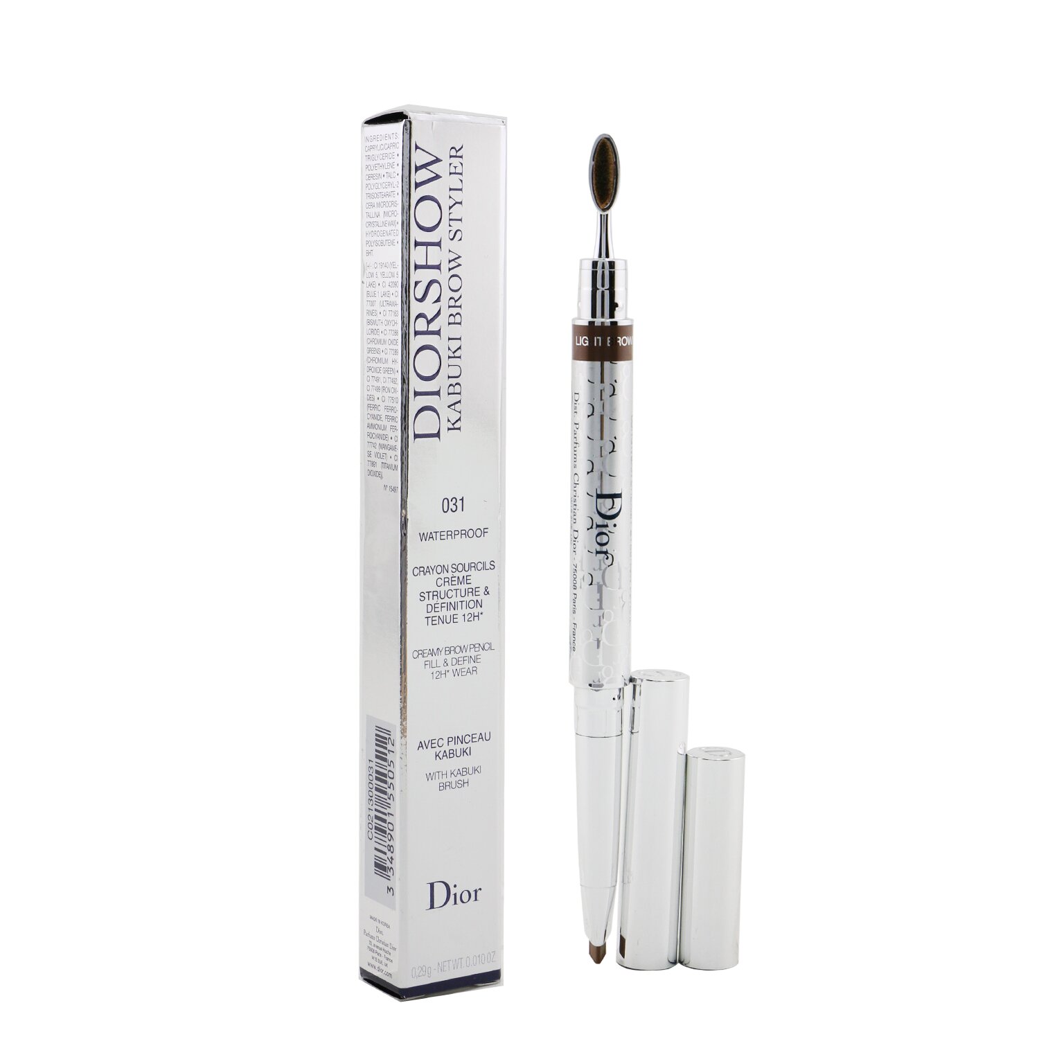 Christian Dior Diorshow Kabuki Brow Styler Creamy Brow Pencil Waterproof 0.29g/0.01oz