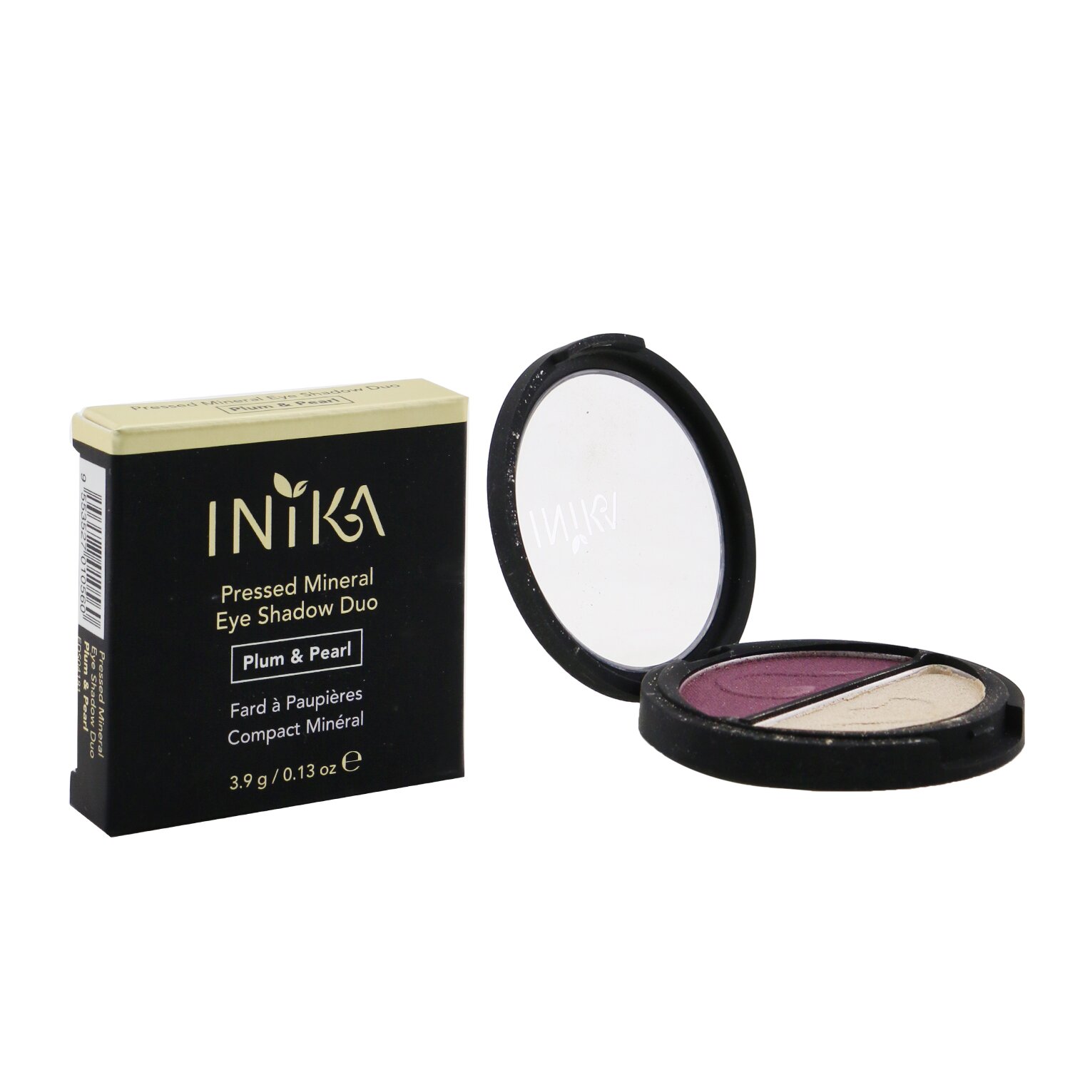 INIKA Organic Pressed Mineral Eye Shadow Duo 3.9g/0.13oz
