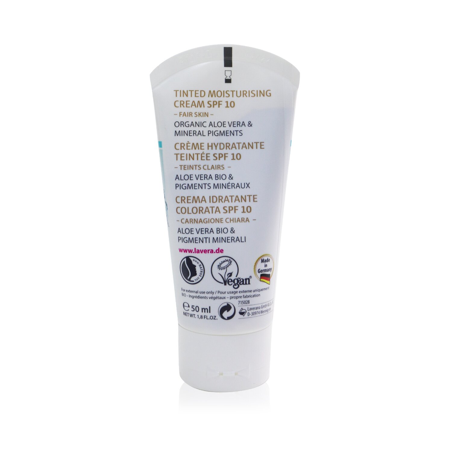 Lavera Basis Sensitiv Tinted Moisturising Cream SPF 10 50ml/1.8oz