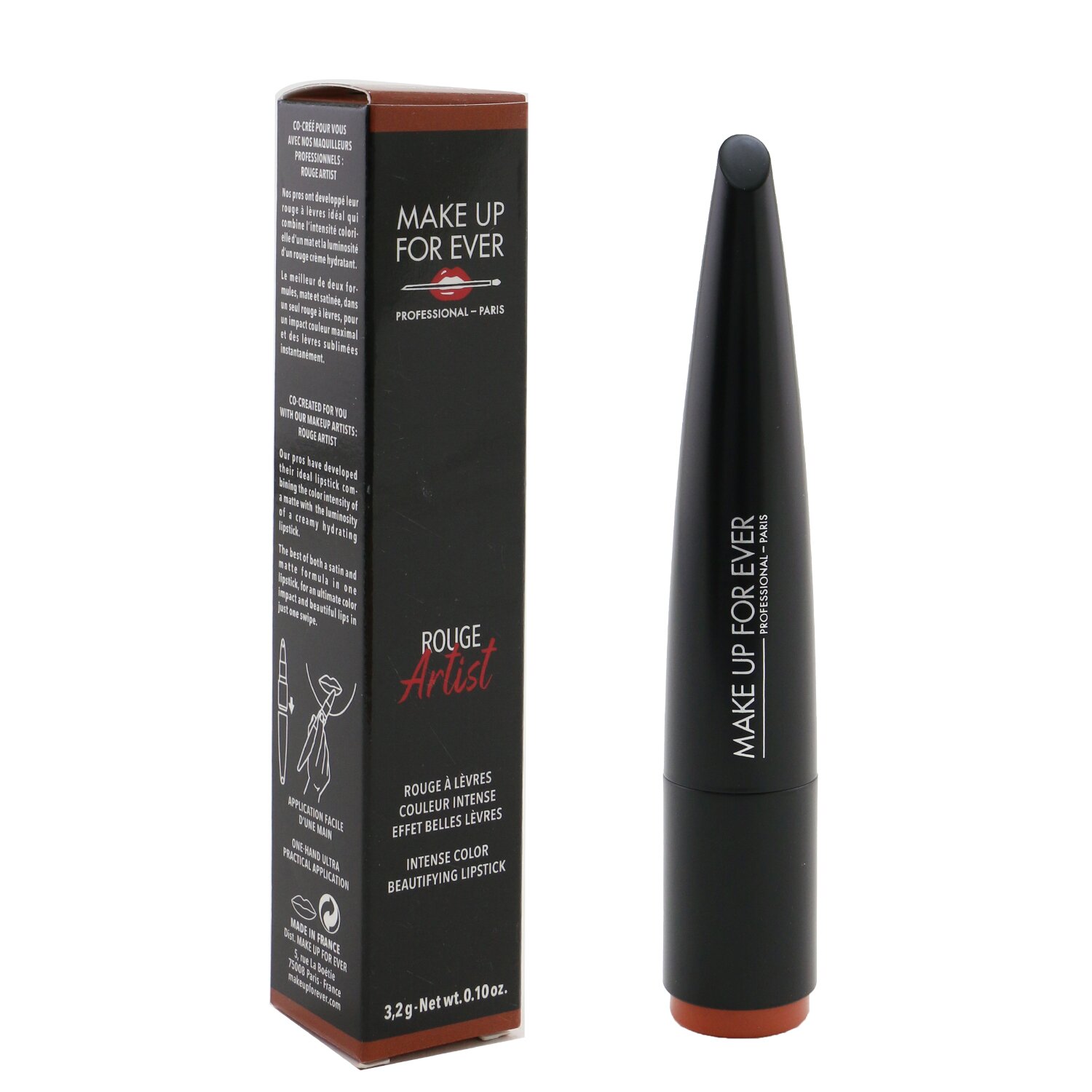 Make Up For Ever Rouge Artist Intense Color Beautifying Lipstick 3.2g/0.1oz