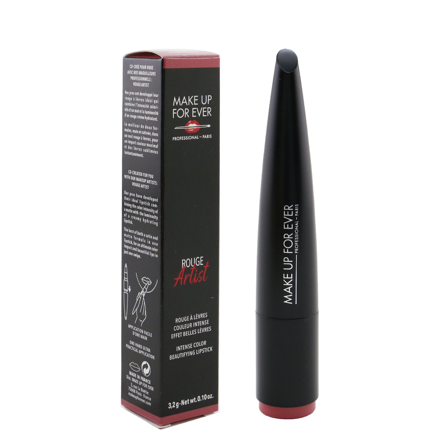 Make Up For Ever Rouge Artist Intense Color Beautifying Lipstick 3.2g/0.1oz